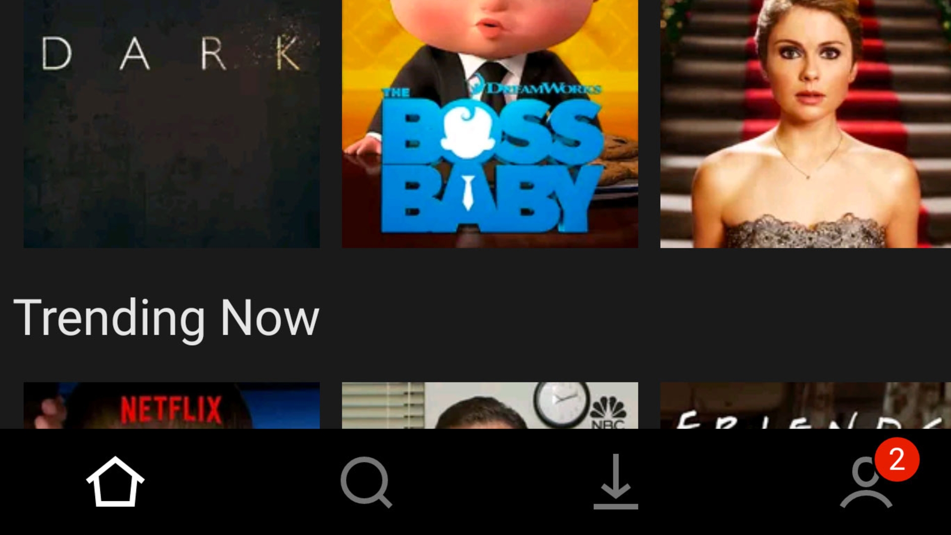 Netflix-Andoid-UI