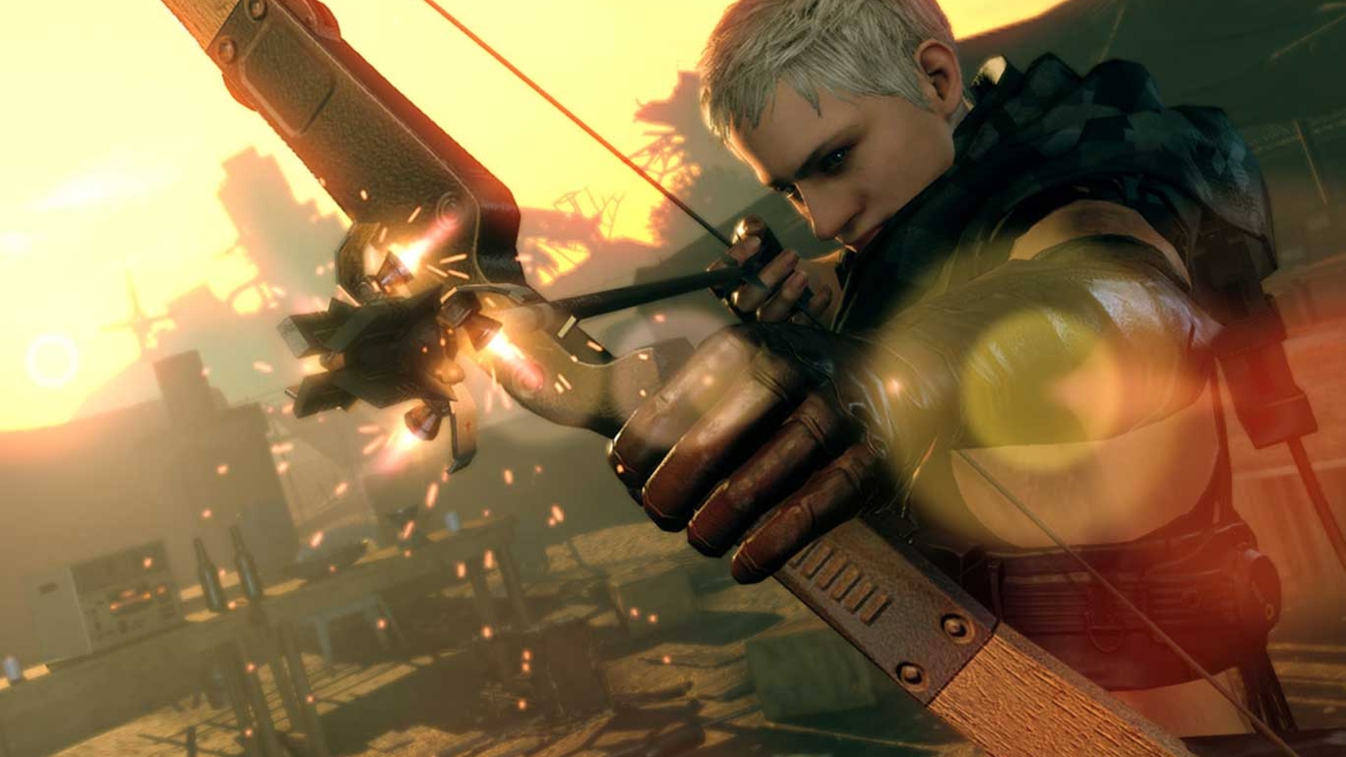 In "Metal Gear Survive" gibt es auch Bögen als Waffen In "Metal Gear Survive" gibt es auch Bögen als Waffen