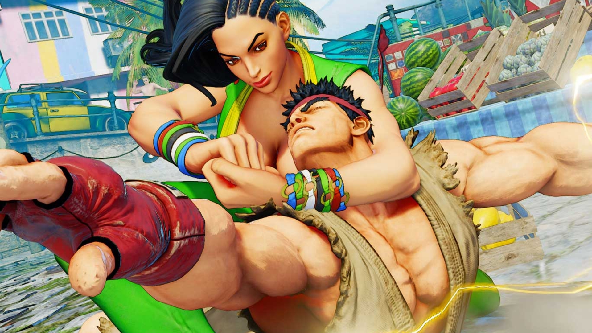 In "Street Fighter V" gehen die Charaktere nicht zimperlich miteinander um