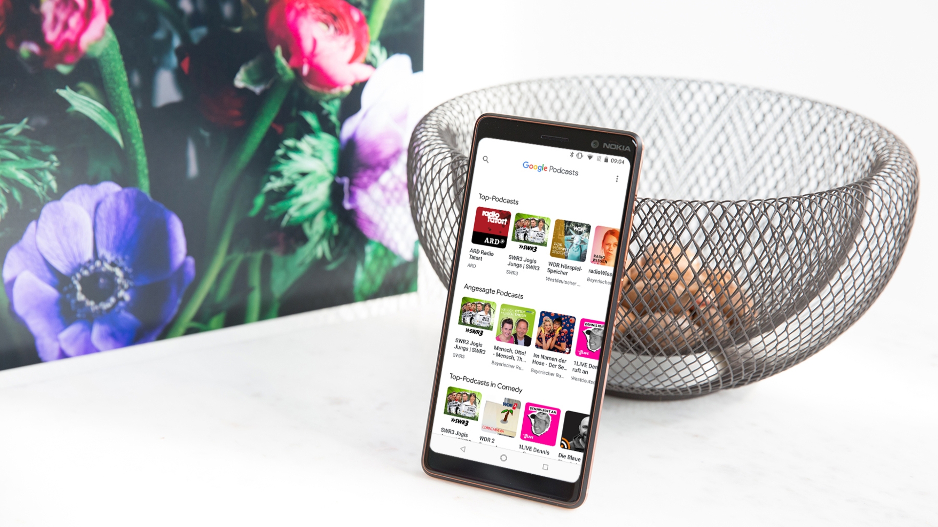 Nokia 7 Plus, App Google Podcasts Google Podcasts auf dem Nokia 7 Plus