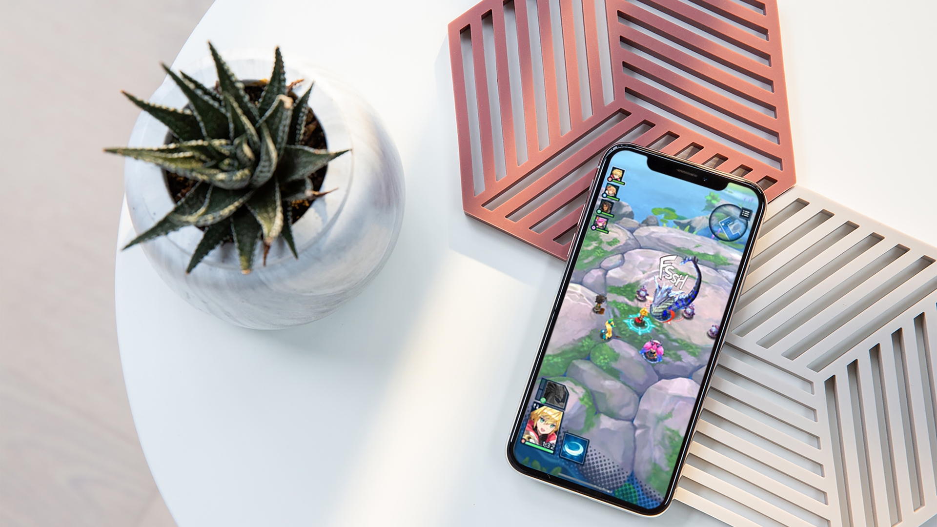 Dragalia Lost, iPhone X Dragalios Lost auf einem iPhone X