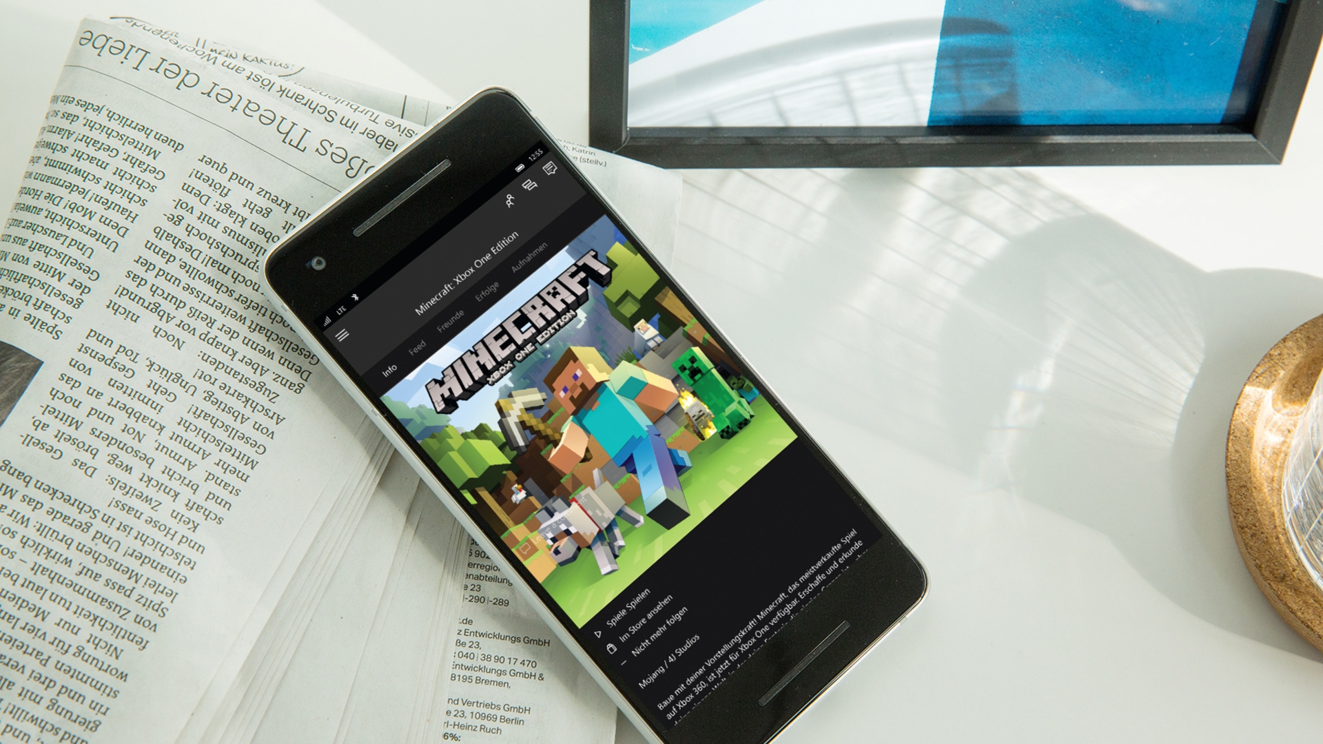 Auch Minecraft wird im Xbox Mobile Store zu finden sein Auch Minecraft wird im Xbox Mobile Store zu finden sein