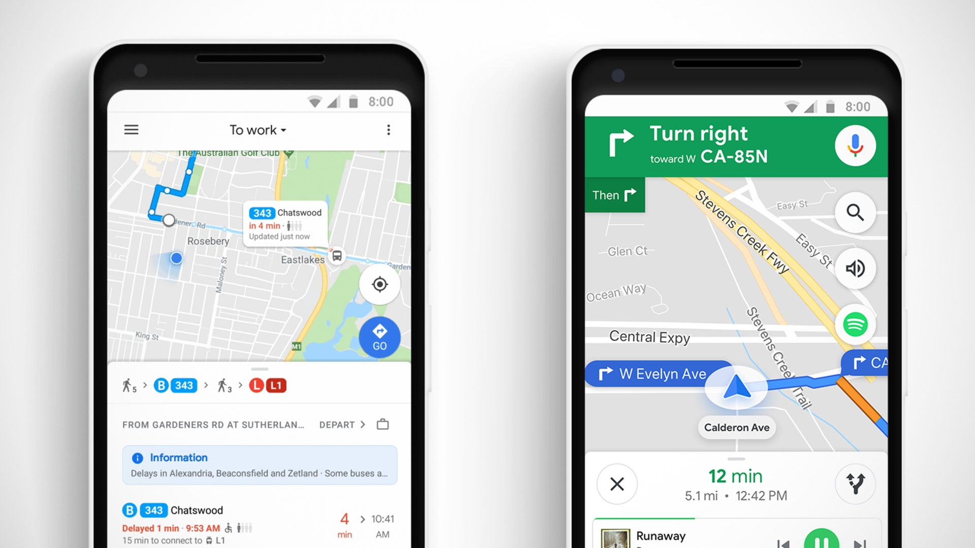 Google Maps zeigt bald Daten zu Öffis in Echtzeit an und ermöglicht Musiksteuerung während der Navigation Google Maps zeigt bald Daten zu Öffis in Echtzeit an und ermöglicht Musiksteuerung während der Navigation