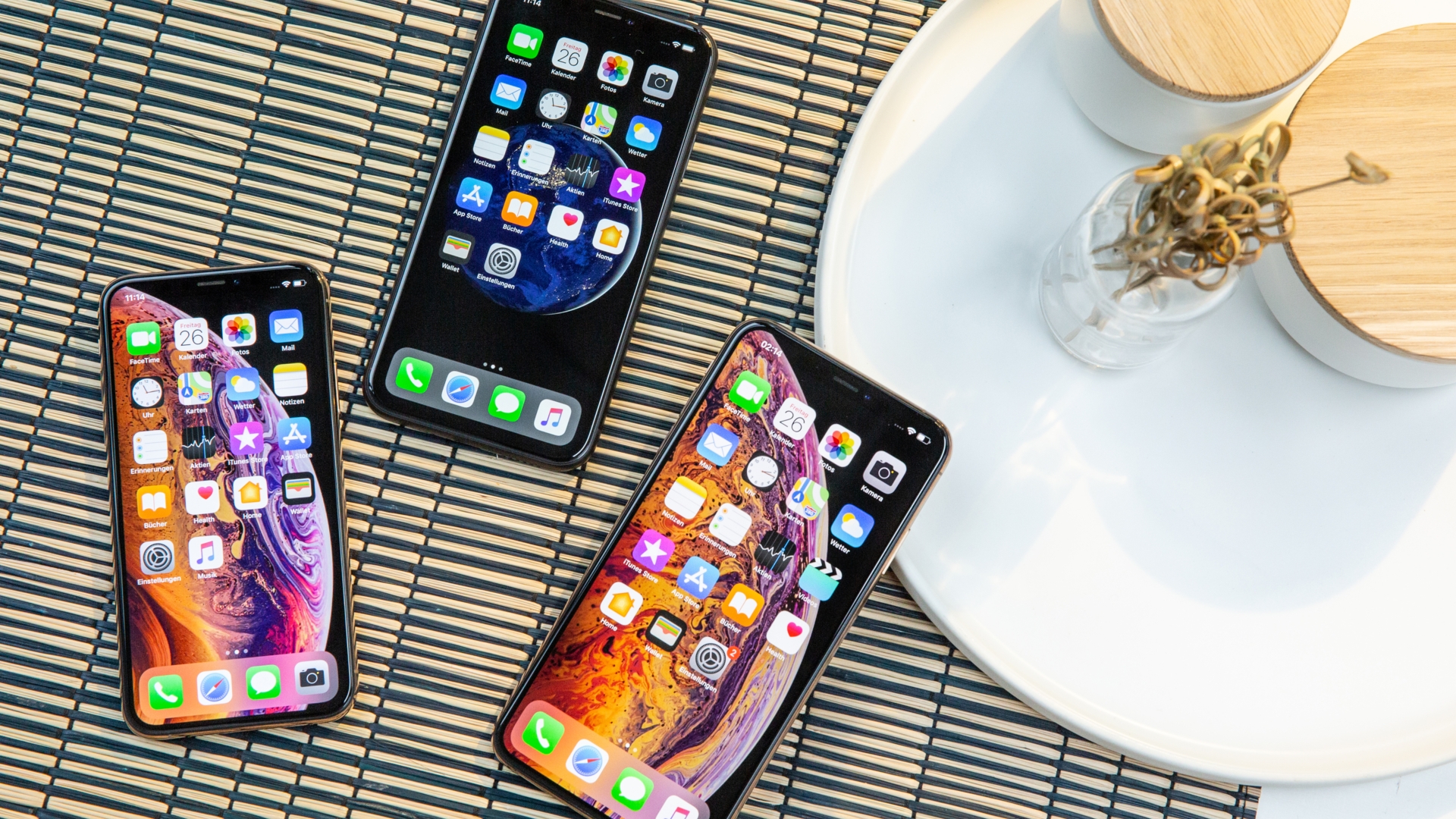 Das iPhone XR, iPhone Xs, und iPhone Xs Max