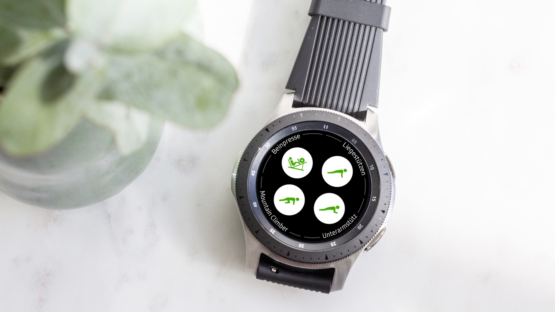 Samsung Galaxy Watch mit Workout Widget