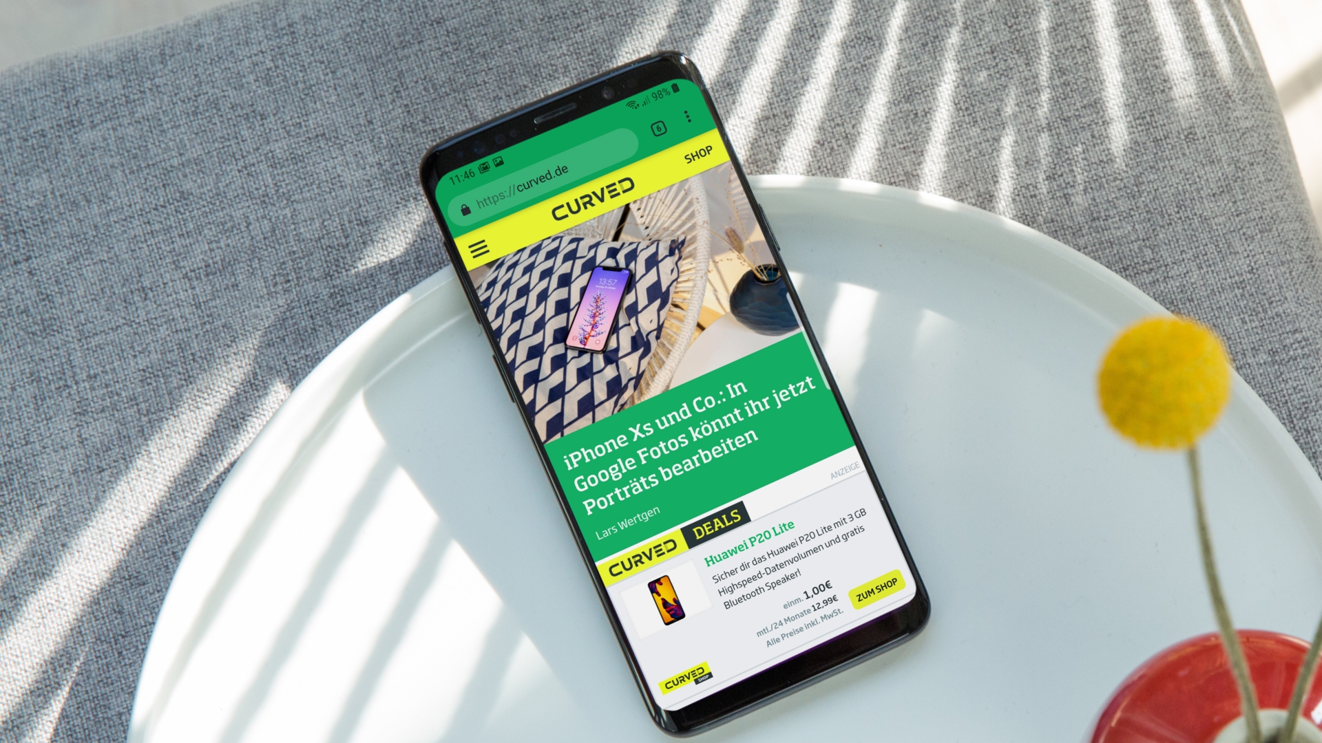 CURVED Screenshot Samsung Galaxy S9 CURVED Screenshot Samsung Galaxy S9
