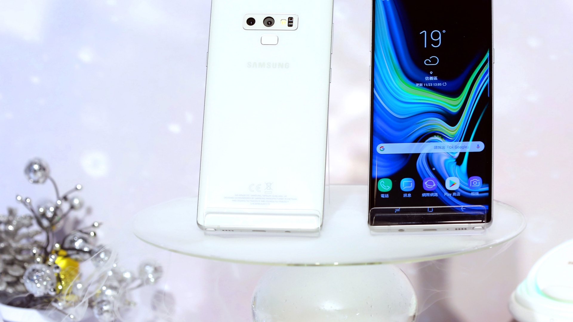 So sieht das Galaxy Note 9 in Weiß aus So sieht das Galaxy Note 9 in Weiß aus