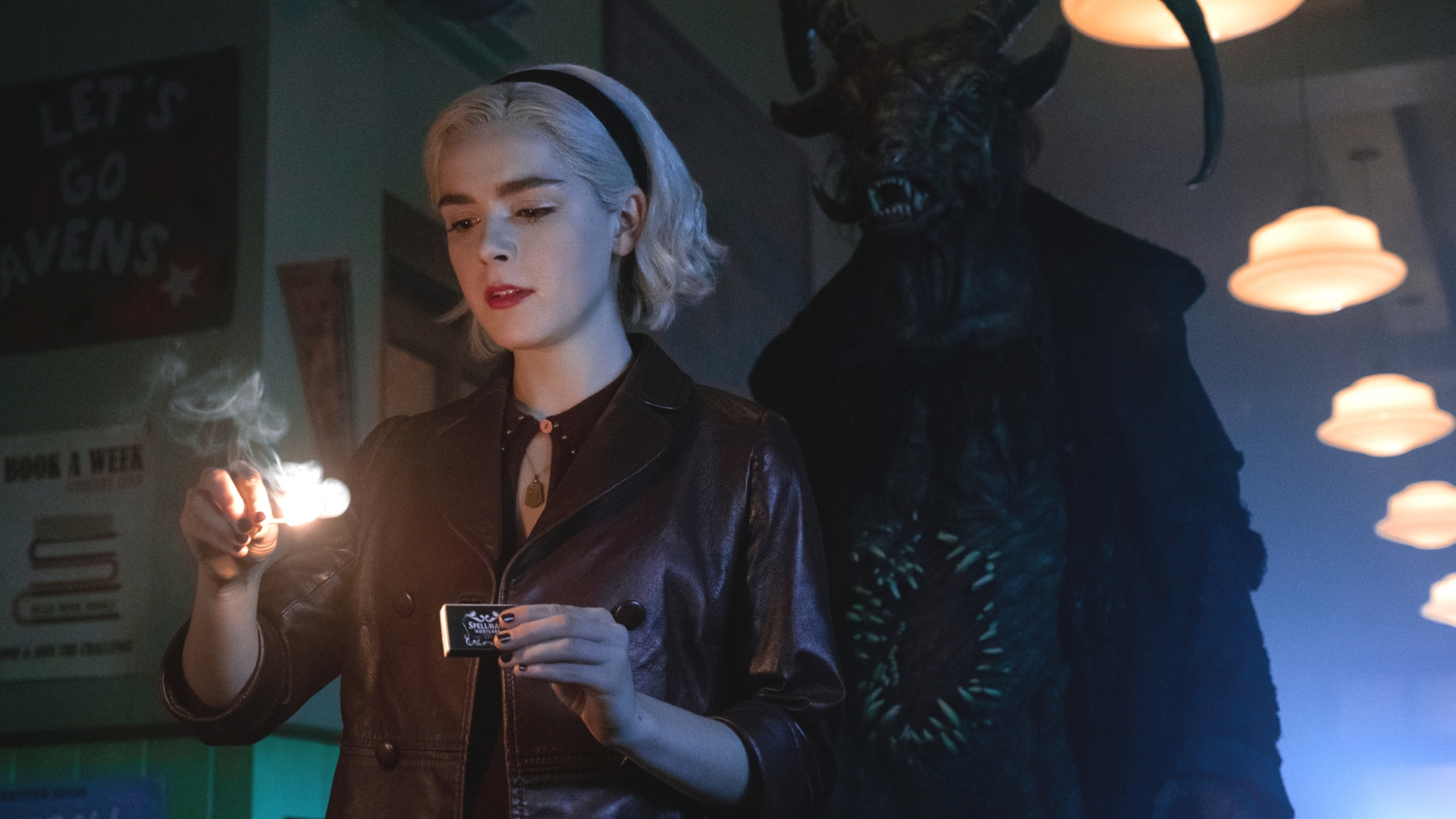 Auch in "Chilling Adventures of Sabrina" gibt es düstere Monster zu sehen Auch in "Chilling Adventures of Sabrina" gibt es düstere Monster zu sehen