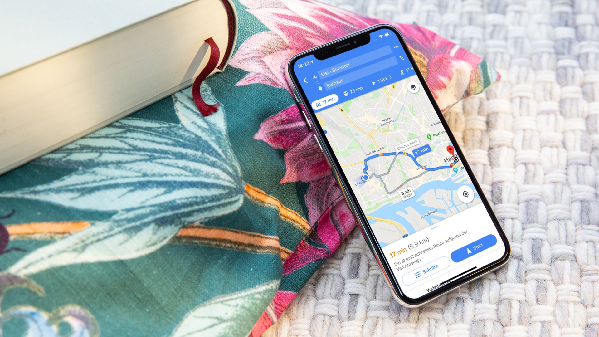 Google Maps Google Maps auf dem iPhone X