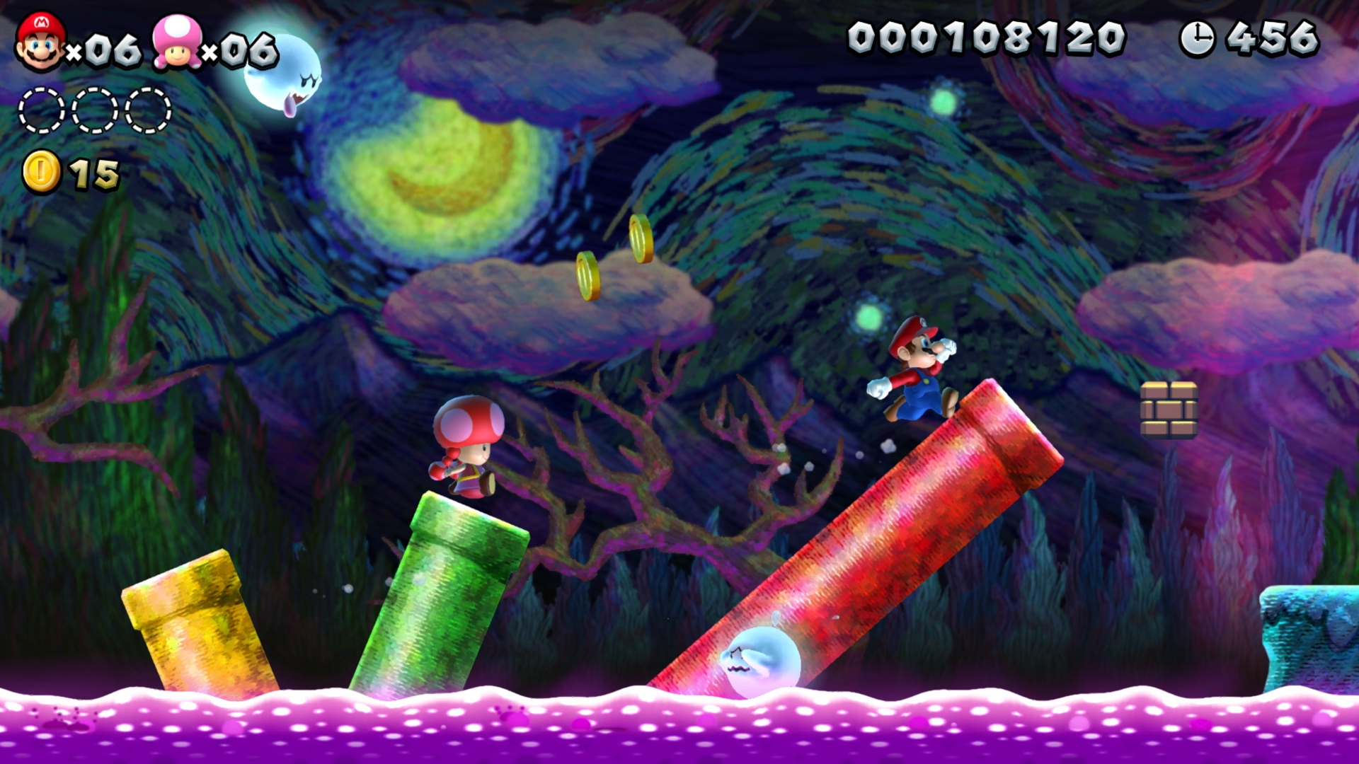 Screenshot aus dem Spiel "New Super Mario Bros U Deluxe"