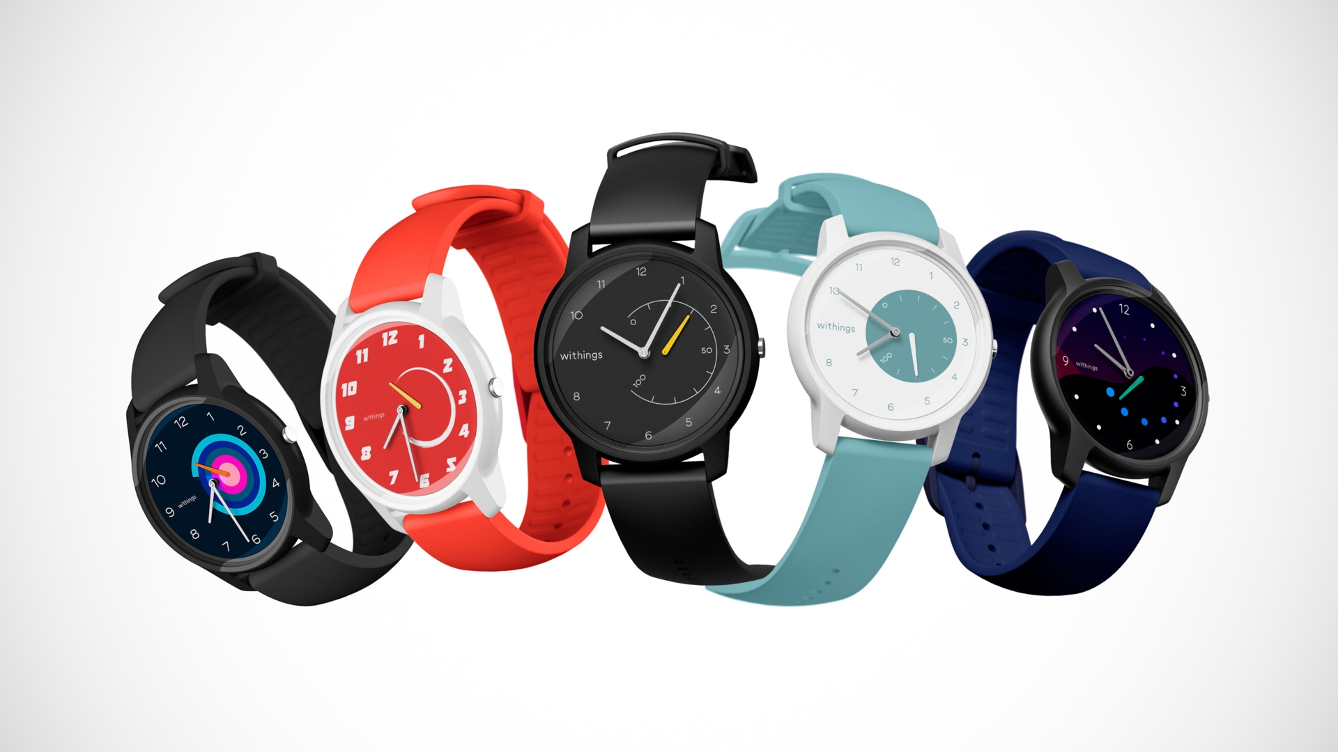 Withings Move Smartwatch in fünf Farben