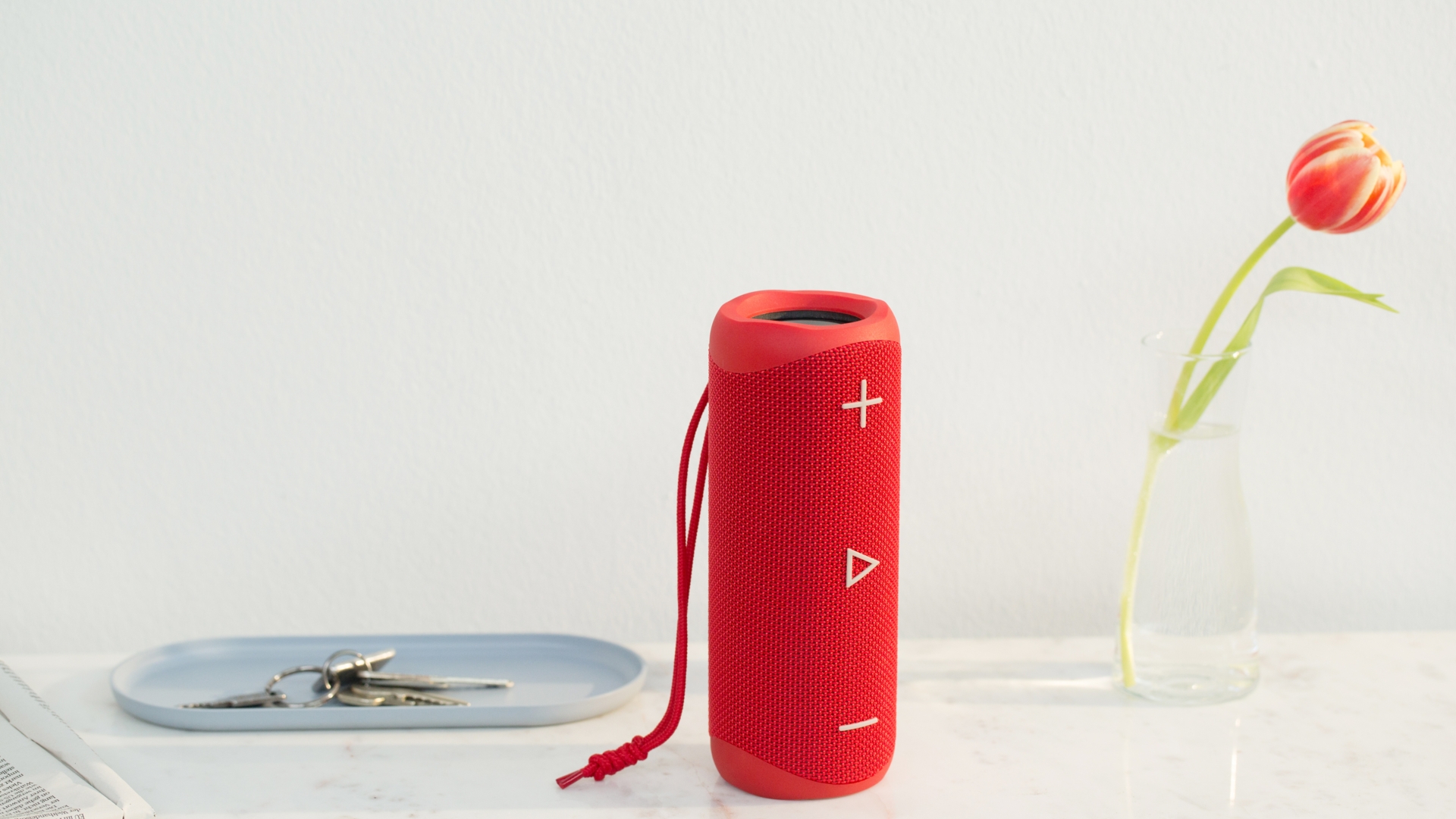 Sharp GX-BT280 roter Bluetooth-Lautsprecher