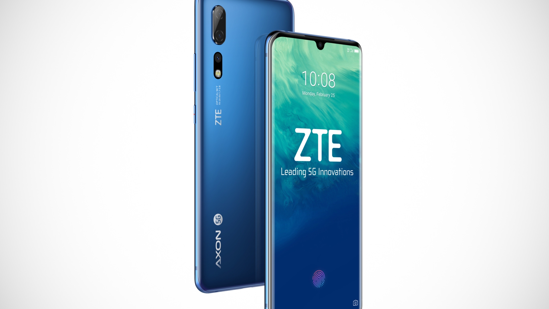 Das ZTE Axon 10 Pro 5G hat eine Wassertropfen-Notch Das ZTE Axon 10 Pro 5G hat eine Wassertropfen-Notch