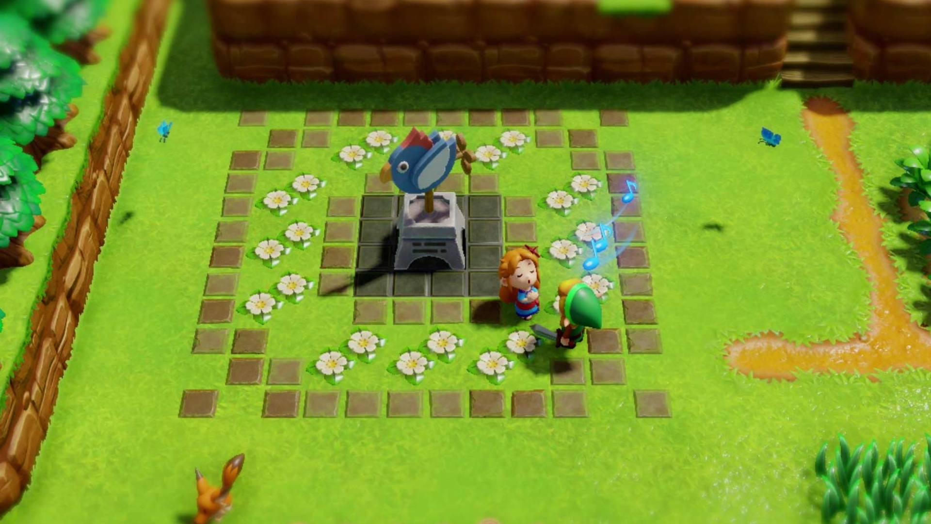 Screenshot aus "Zelda: Link's Awakening"