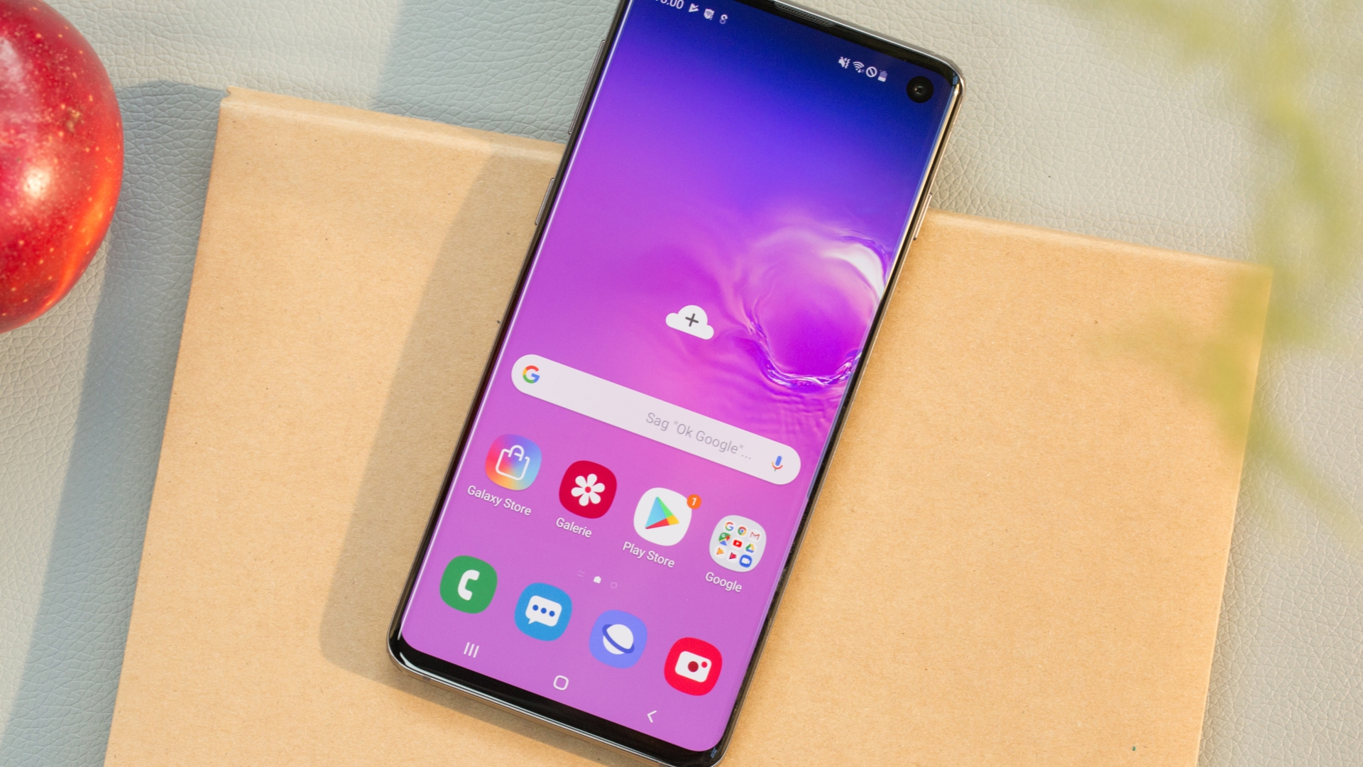 Samsung Galaxy S10: Der Fingerabdrucksensor versteckt sich unter dem Display