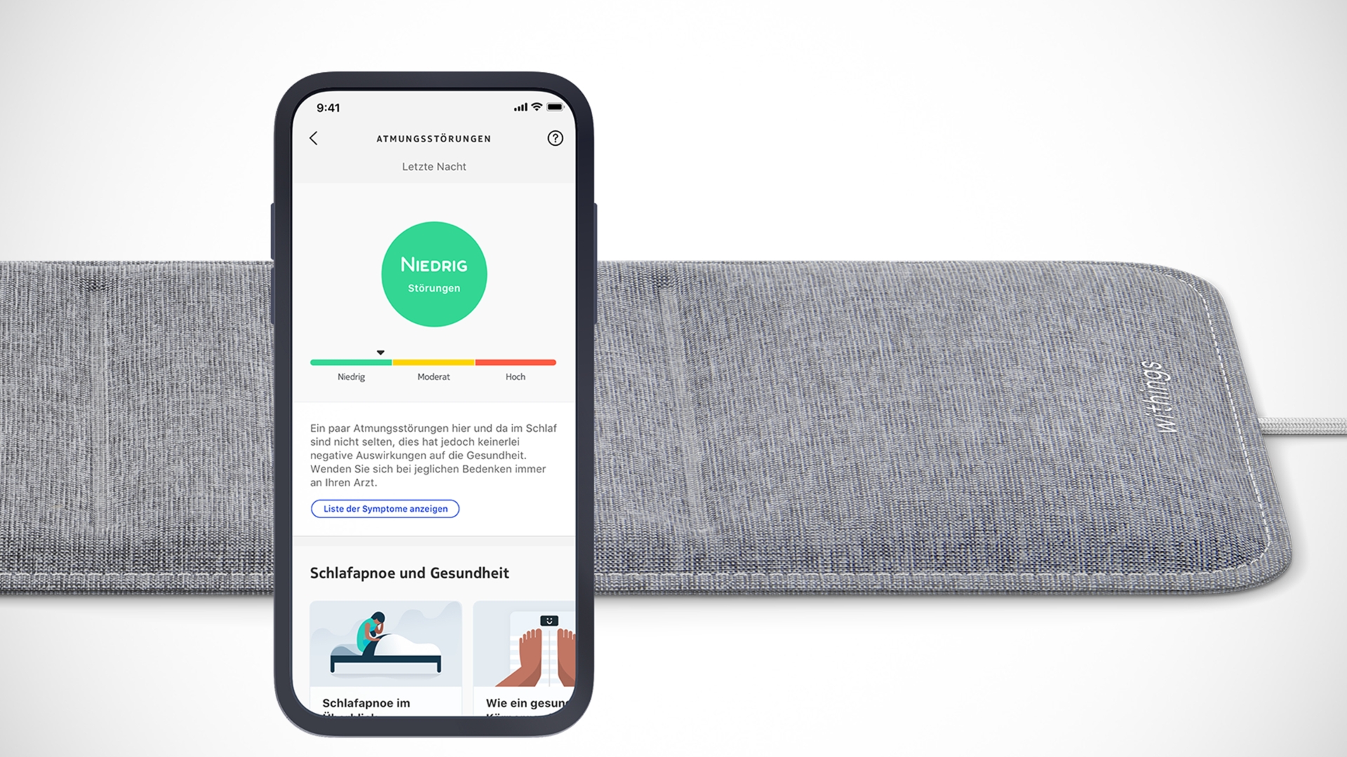 Withings-Sleep-Atmungsstoer Withings Sleep Atmungssörungen