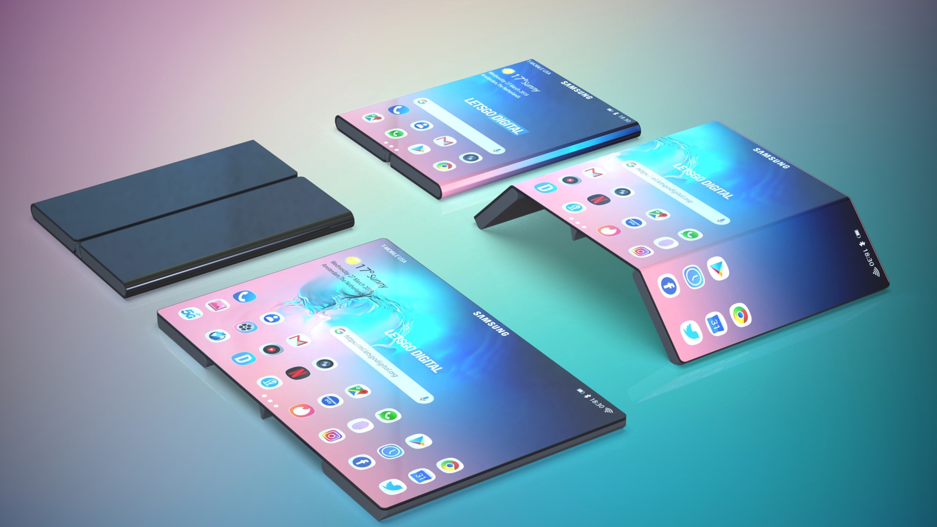 Samsung faltbares Smartphone Patent Samsung faltbares Smartphone Patent