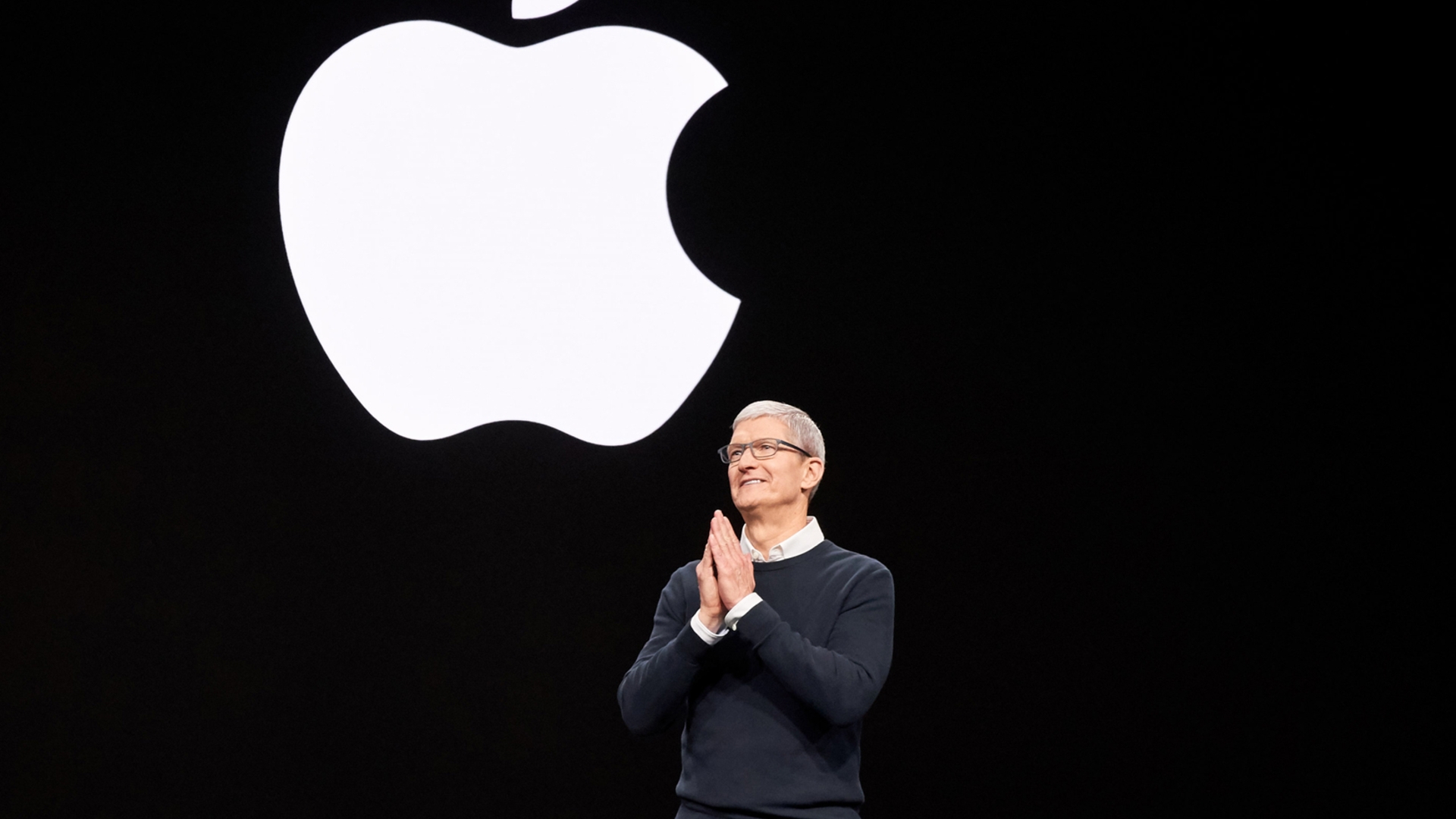 Ob Tim Cook sich schon bei Donald Trump bedankt hat? Tim Cook Keynote