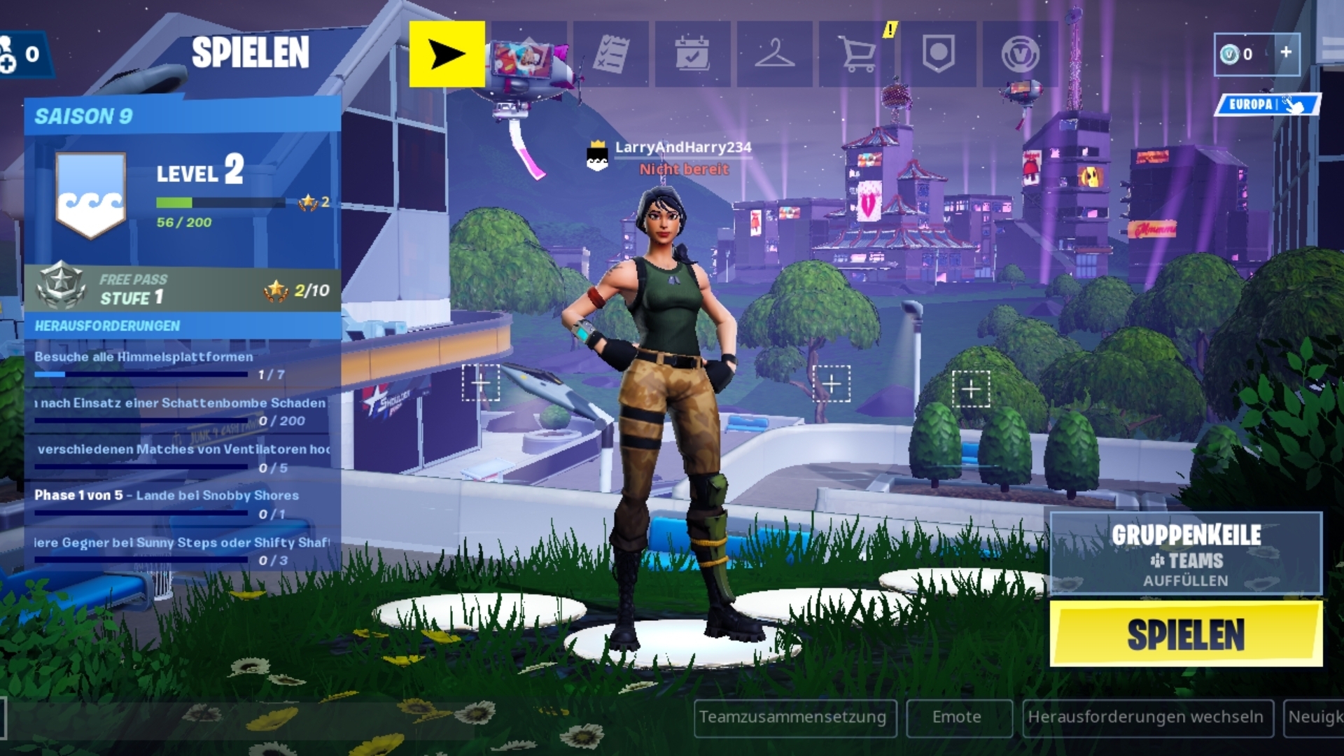 Fortnite mobile Gameplay