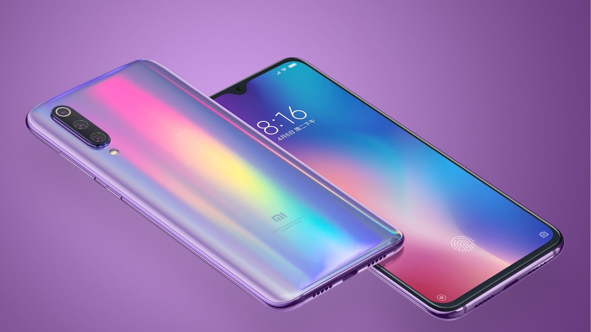 Xiaomi Mi9 Vorderseite Rückseite