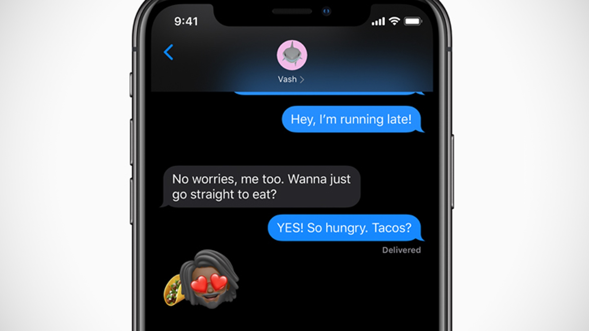 iOS 13 Dunkelmodus iMessage