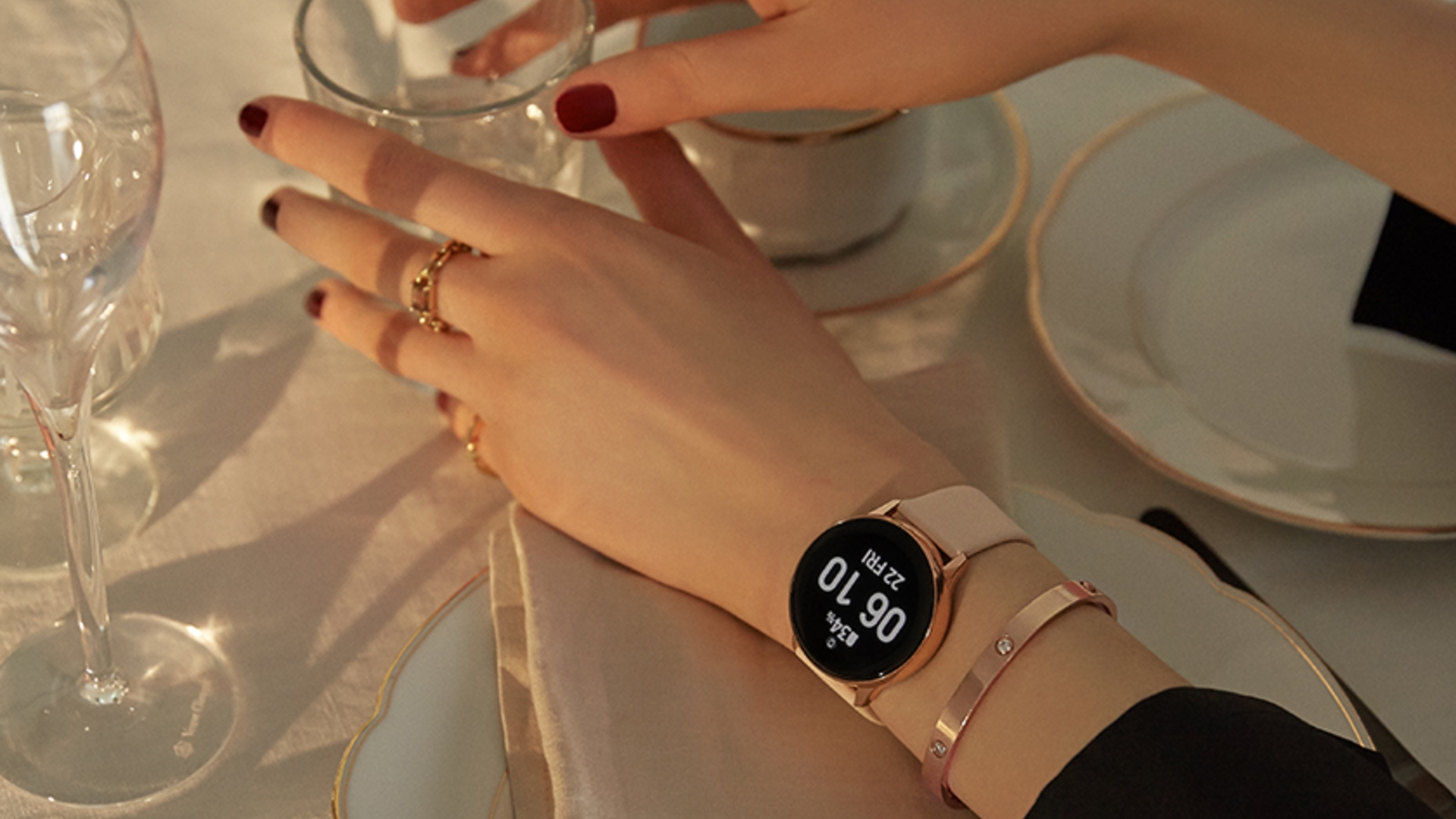 Die Samsung Galaxy Watch Active 2 wird es wie den Vorgänger in Rose Gold geben