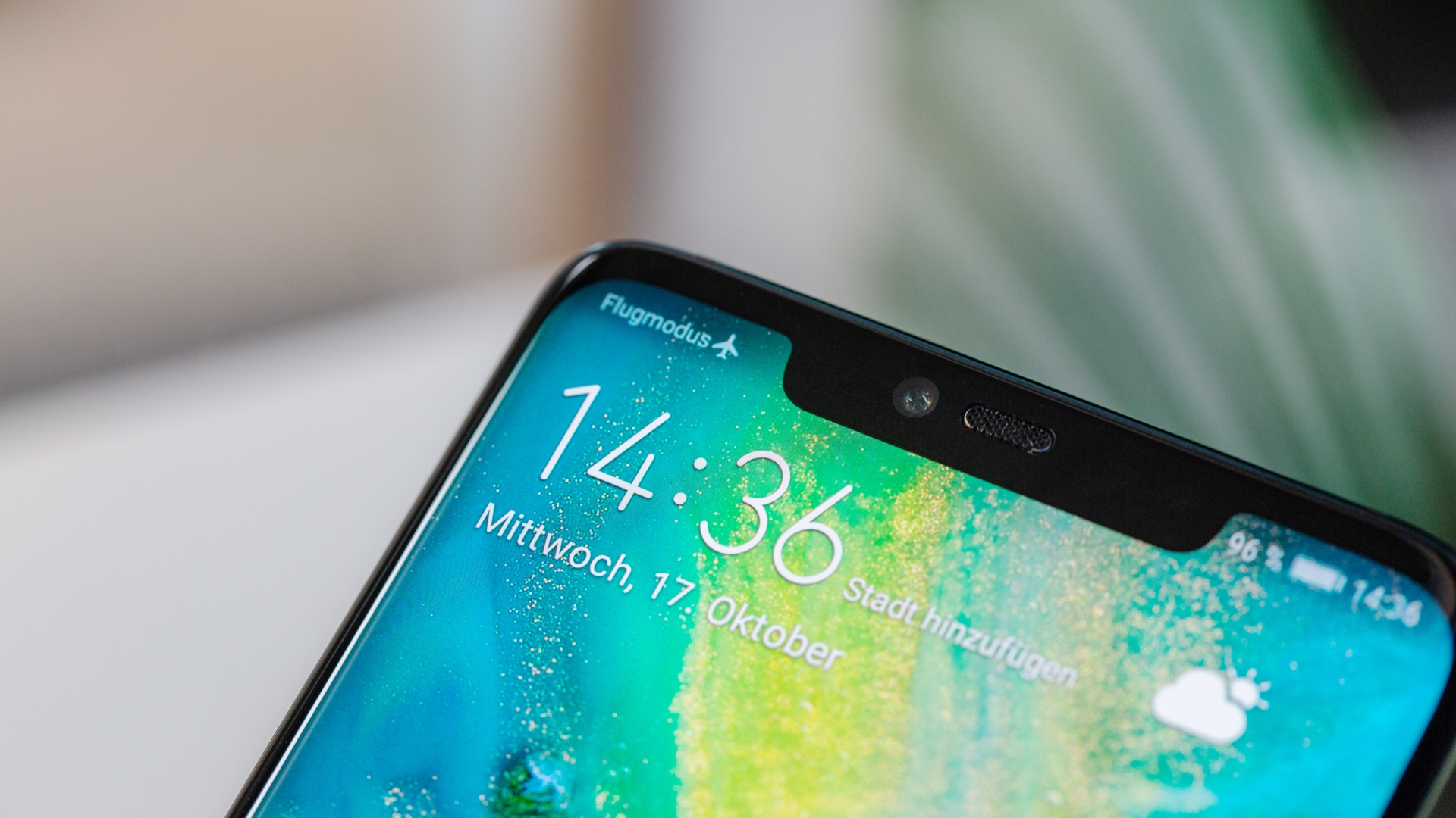 Das Huawei Mate 30 Pro könnte die Notch des Vorgängers übernehmen Das Huawei Mate 30 Pro könnte die Notch des Vorgängers übernehmen