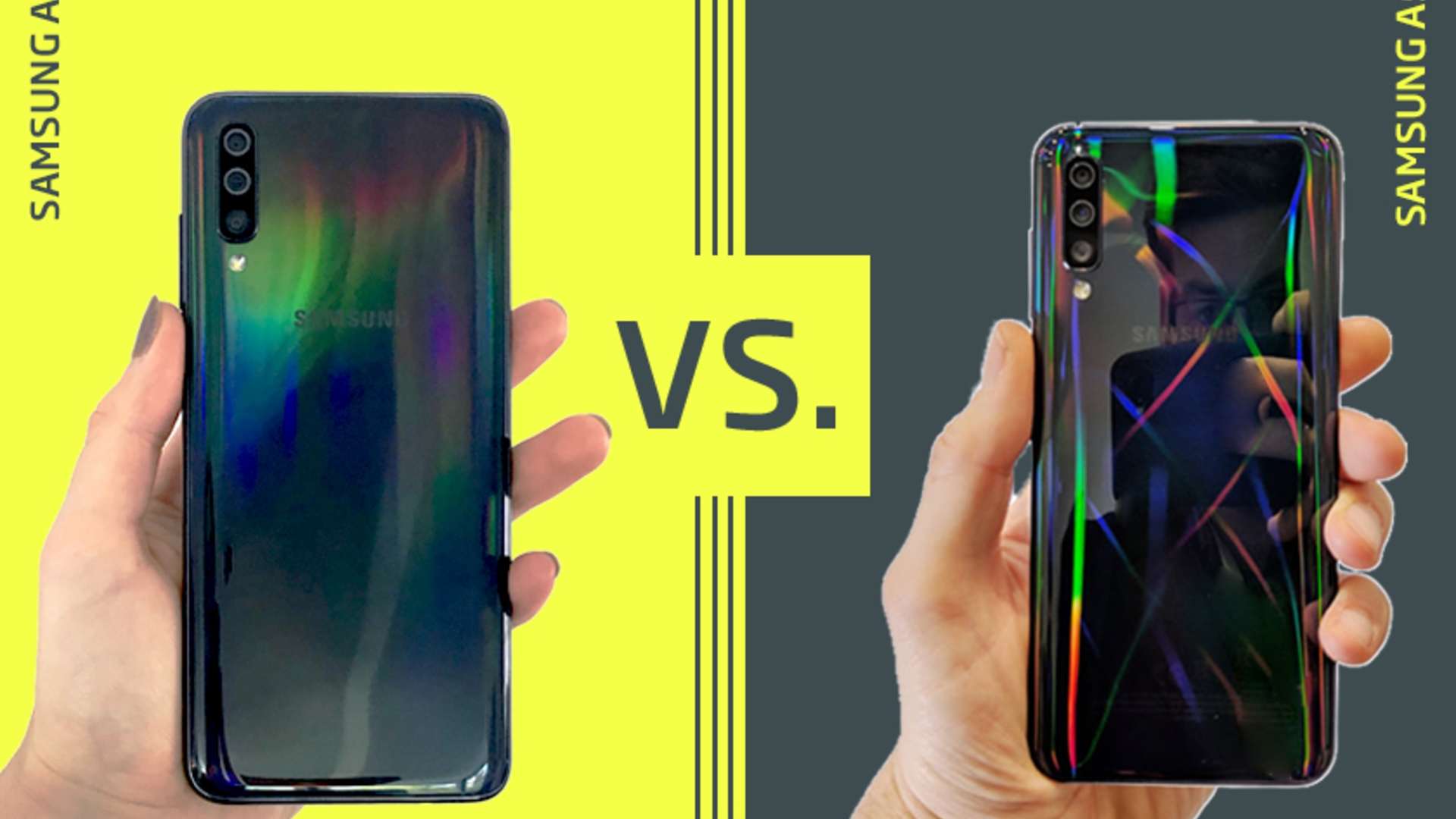 Samsung Vergleich A50 vs. A70 Samsung Vergleich