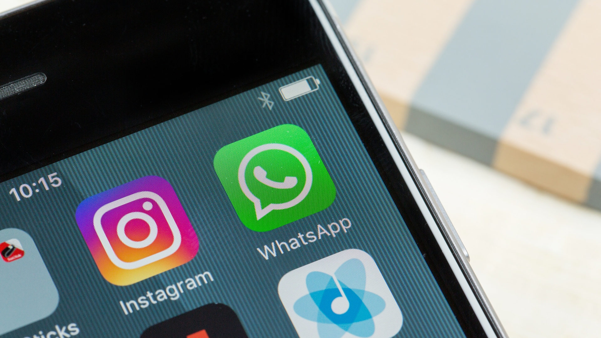 WhatsApp Icon auf Smartphone WhatsApp auf dem Homescreen