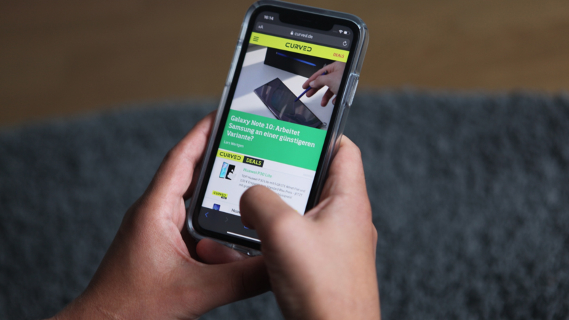 IPhone 11 Curved Seite IPhone 11 Curved Seite