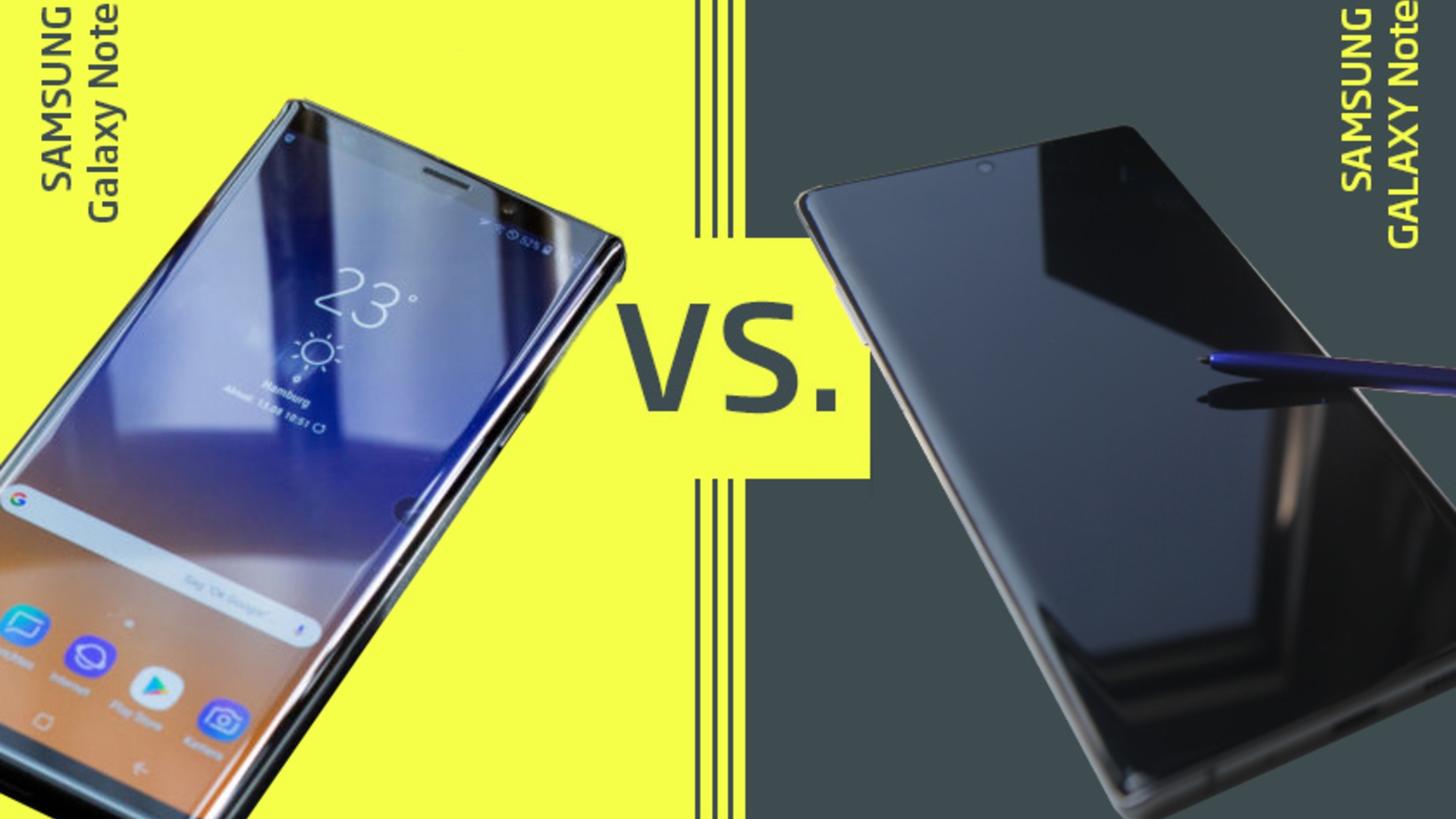 Samsung Note 9 Vs 10 Note 9 vs Note 10