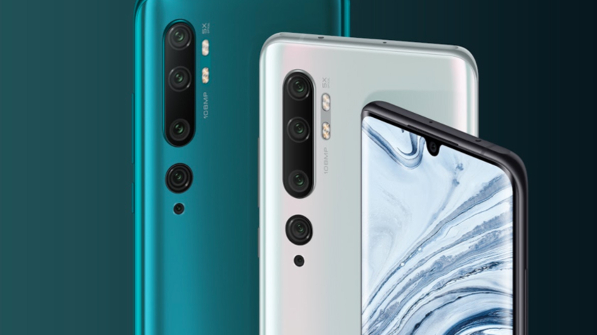 Xiaomi Mi Note 10 Grün, Silber, Schwarz