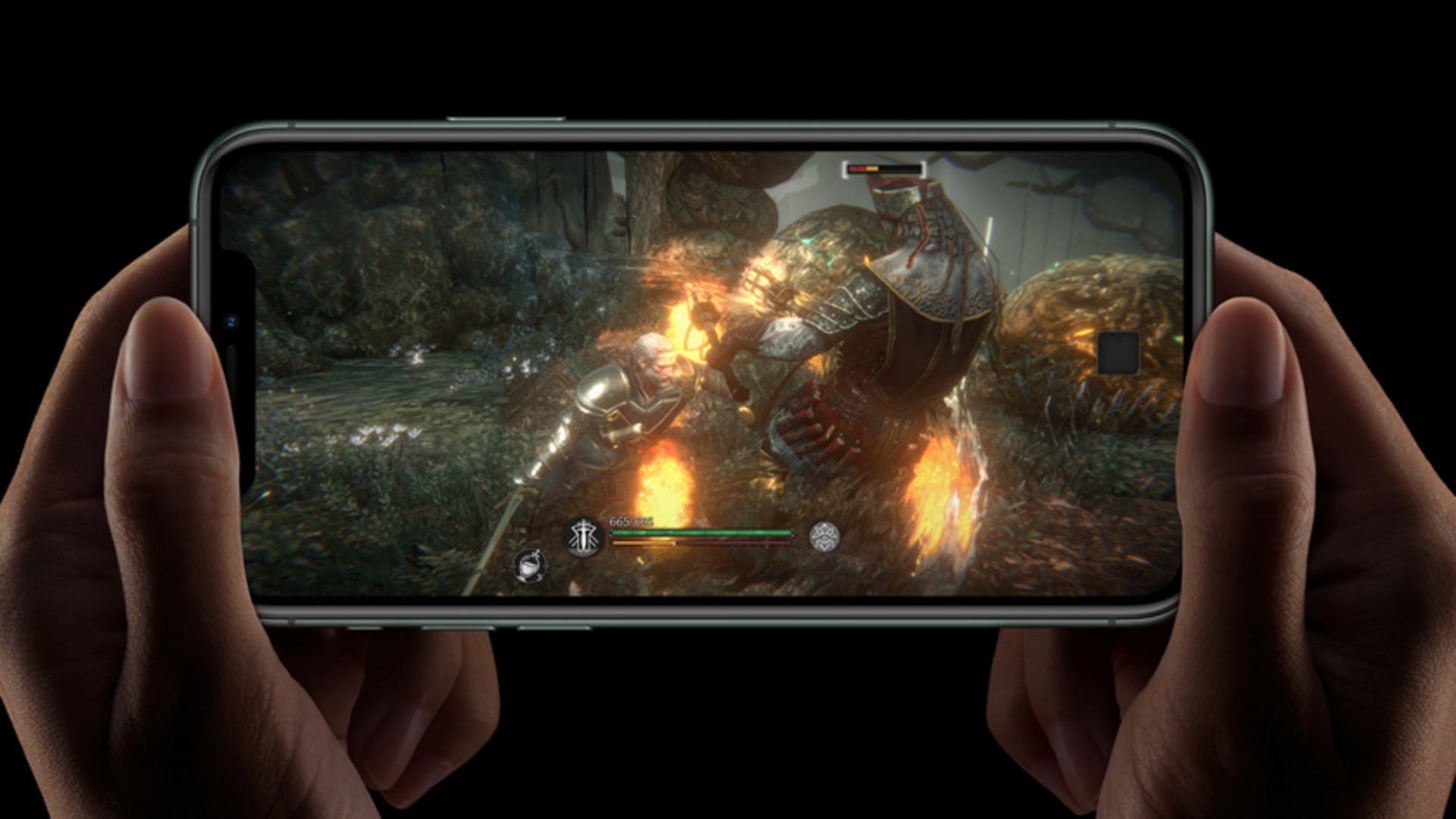 Das iPhone 11 Pro Display ist sehr scharf Phone 11 Pro Display