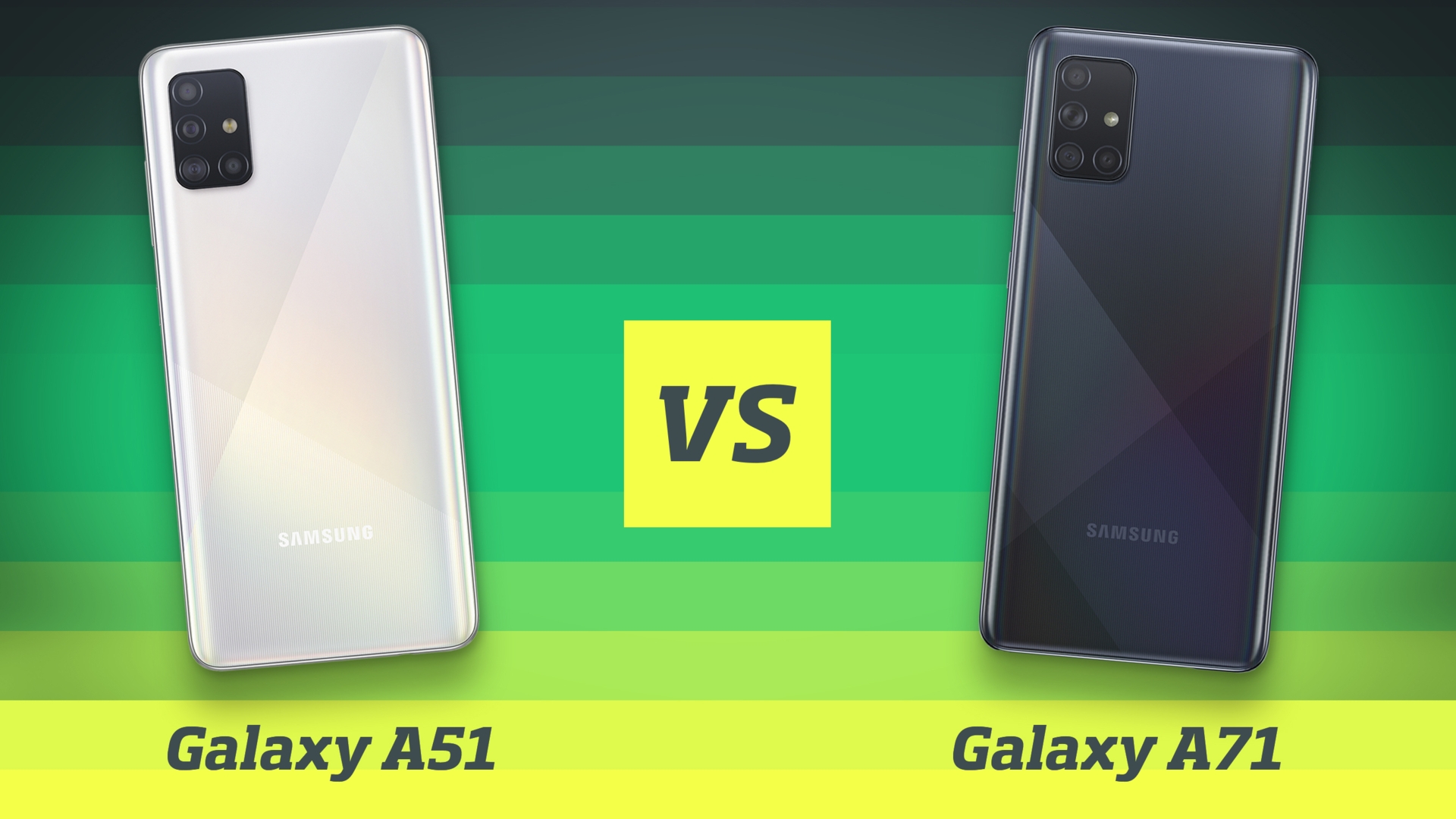 Samsung Galaxy A51 Vs Galaxy A71