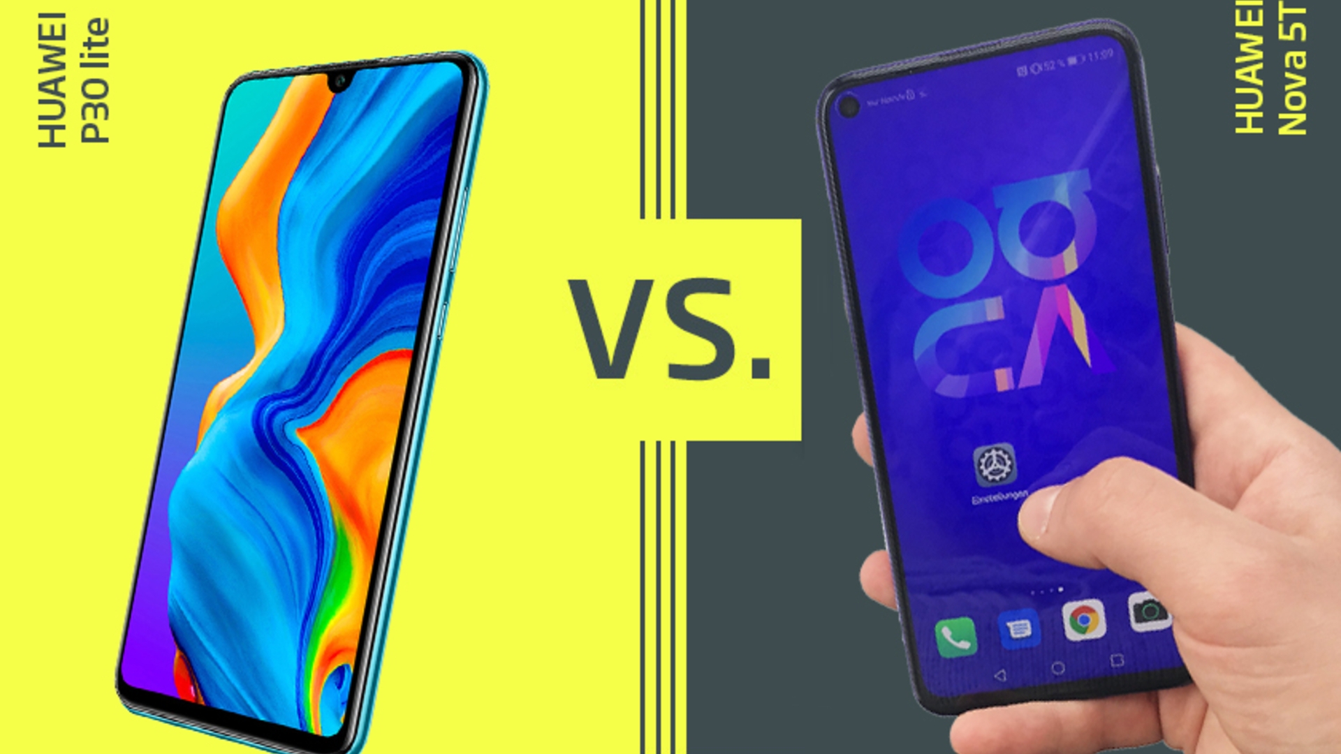 Huawei Nova 5T vs P30 lite Huawei Nova 5T vs P30 lite
