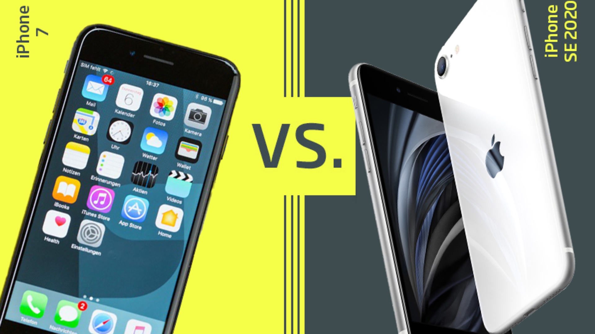 iPhone SE 2020 vs. iPhone 7 iPhone SE 2020 vs. iPhone 7