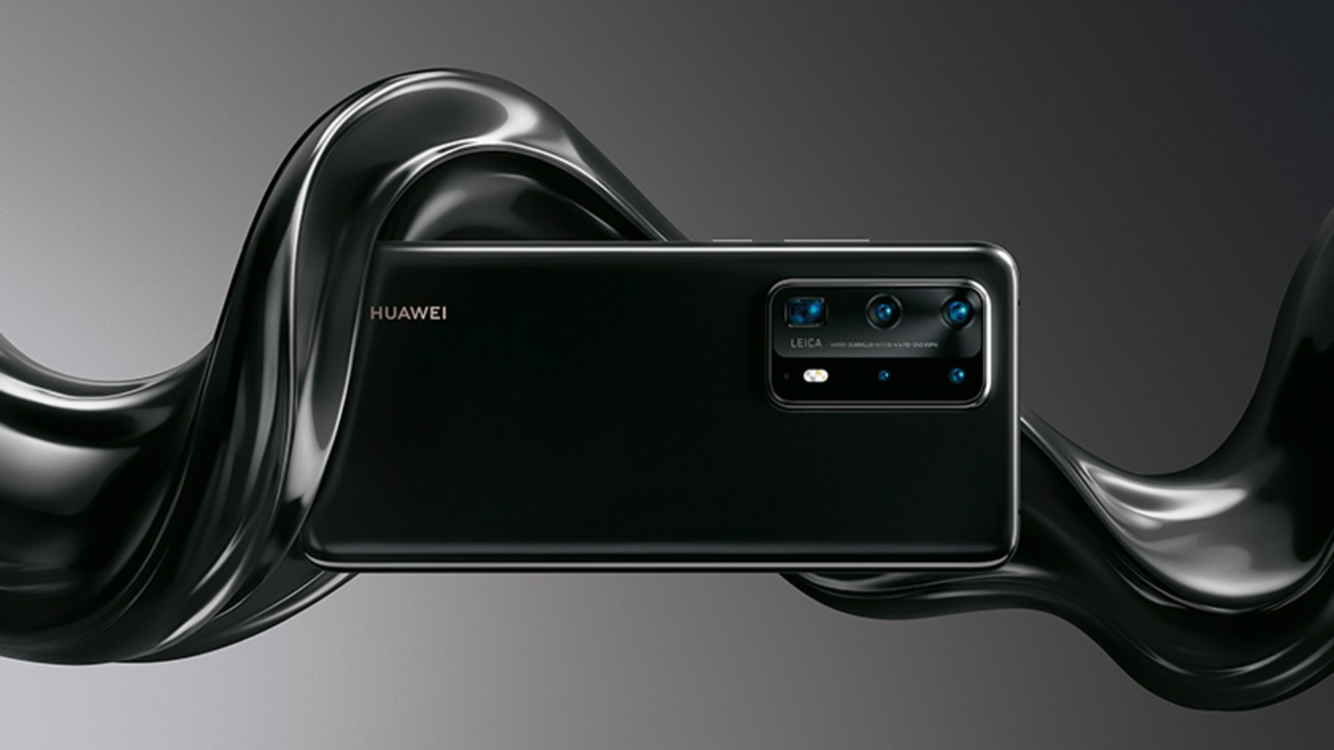 Das Huawei P40 Pro+ in Schwarz Das Huawei P40 Pro+ in Schwarz