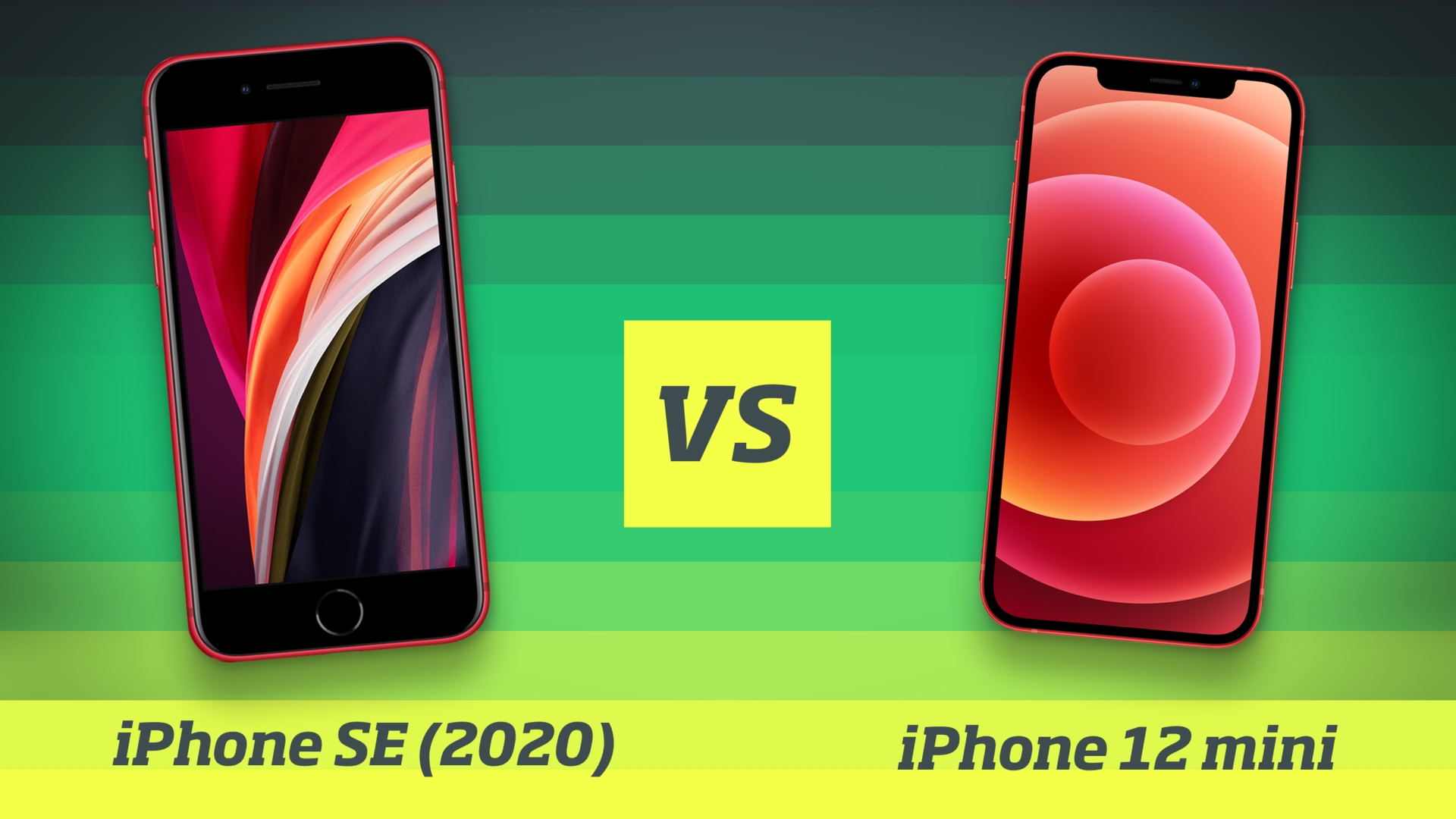 iPhone 12 mini iPhone SE (2020) im direkten Vergleich Das iPhone SE (2020) im Vergleich mit dem iPhone 12 mini