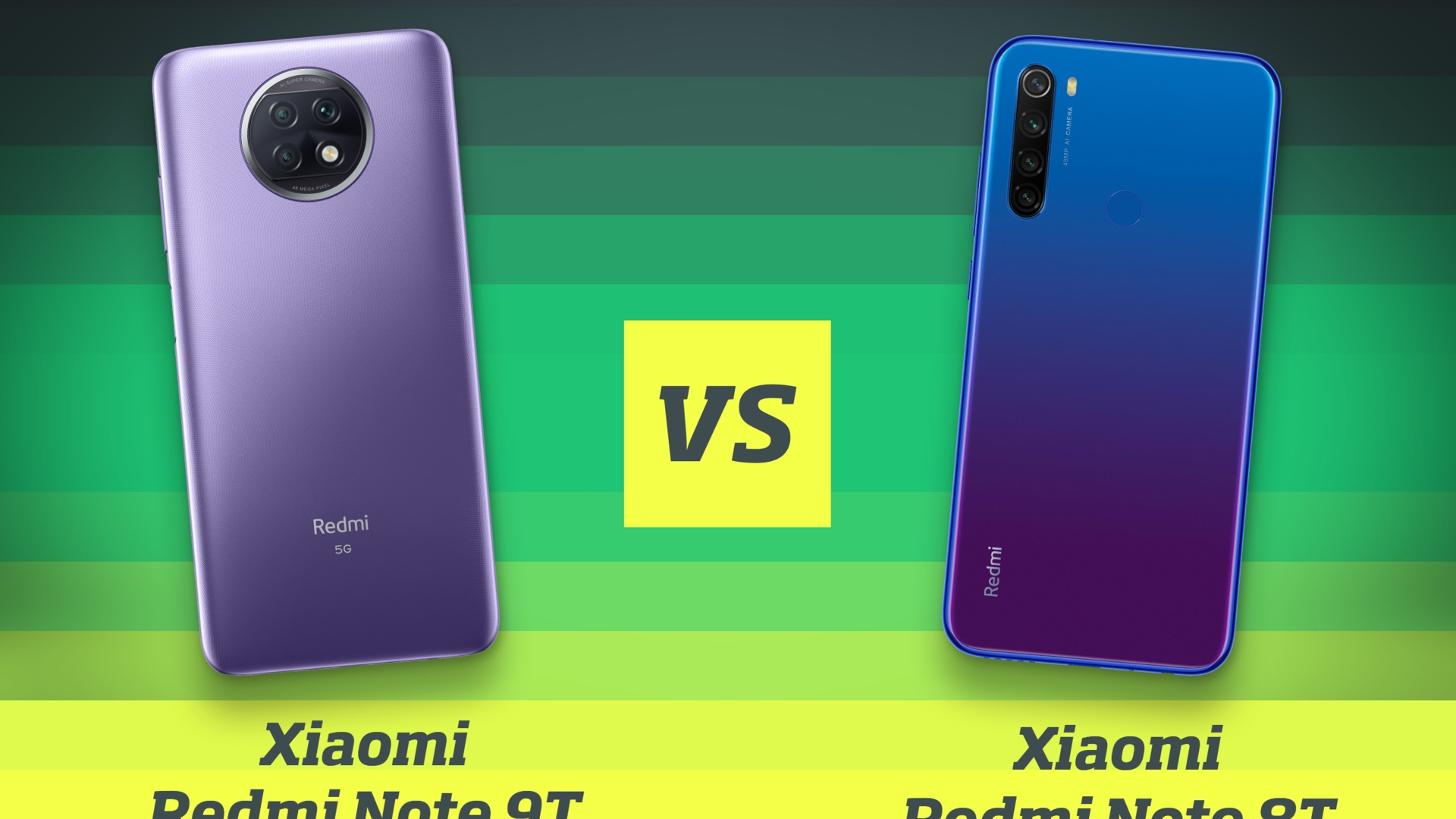 Xiaomi Redmi Note 9T Vs Xiaomi Redmi Note 8T Xiaomi Redmi Note 9T vs Xiaomi Redmi Note 8T