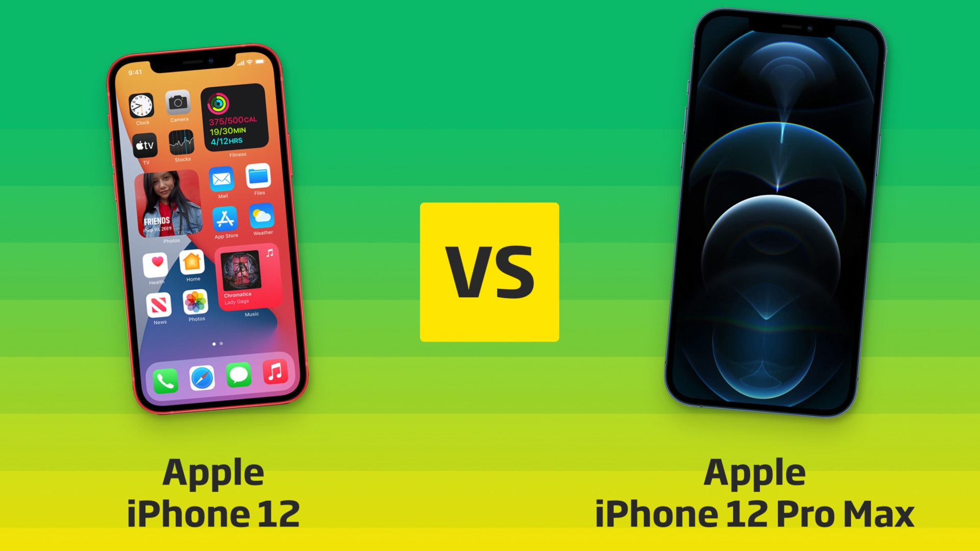 iPhone 12 vs iPhone 12 Pro Max