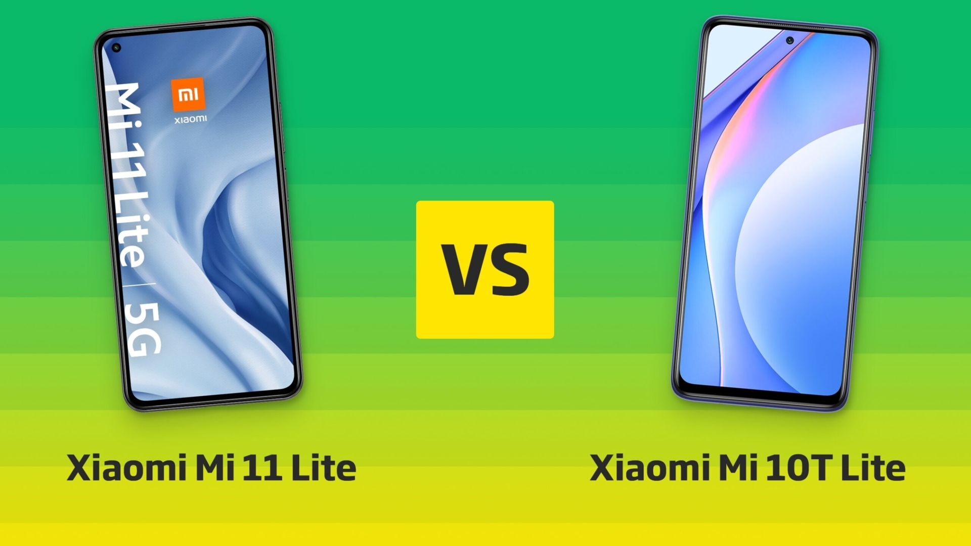 Xiaomi Mi 11 Lite vs Mi 10T Lite