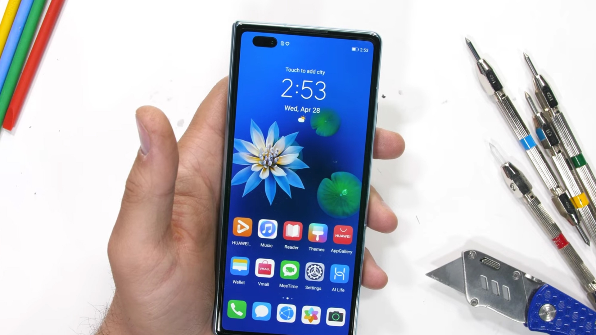 Faltbare Smartphones Härte-Test Faltbare Smartphones Härte-Test