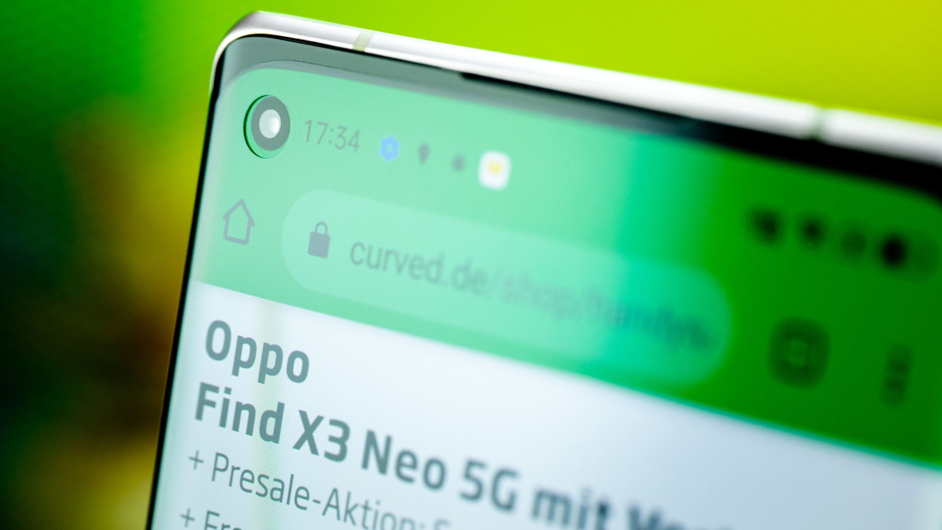 OPPO Find X3 Neo Display