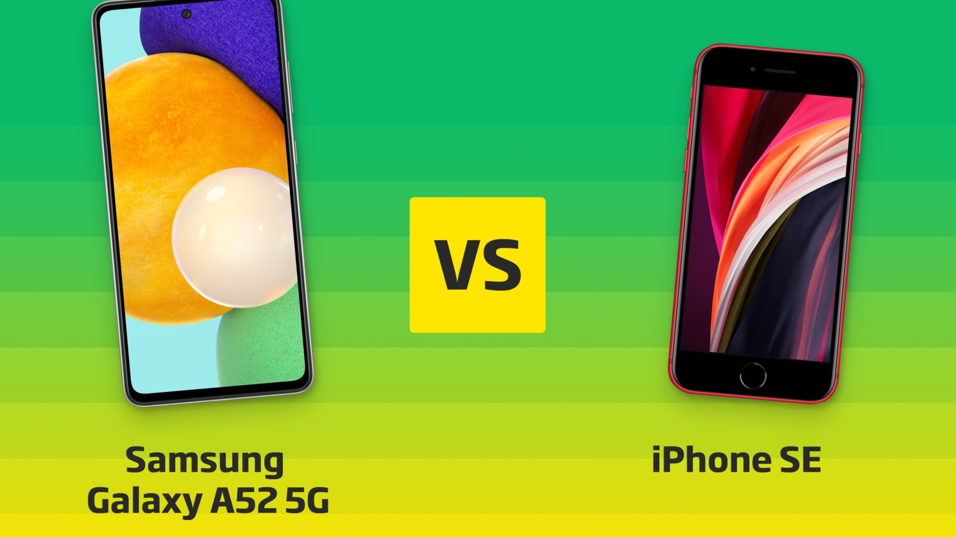 Samsung Galaxy A52 5G vs. iPhone SE (2020): Vergleich