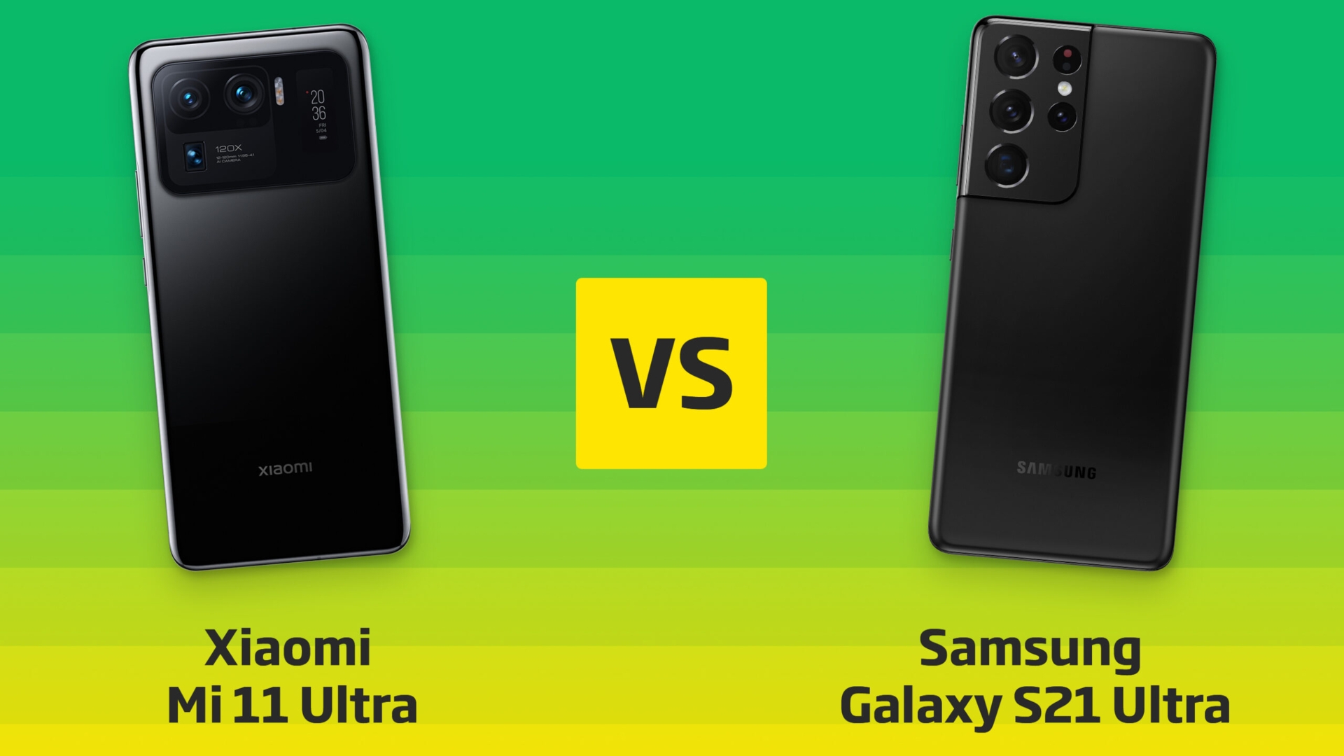 Xiaomi Mi 11 Ultra vs. Samsung Galaxy S21 Ultra Vergleich Xiaomi Mi 11 Ultra vs. Samsung Galaxy S21 Ultra Vergleich