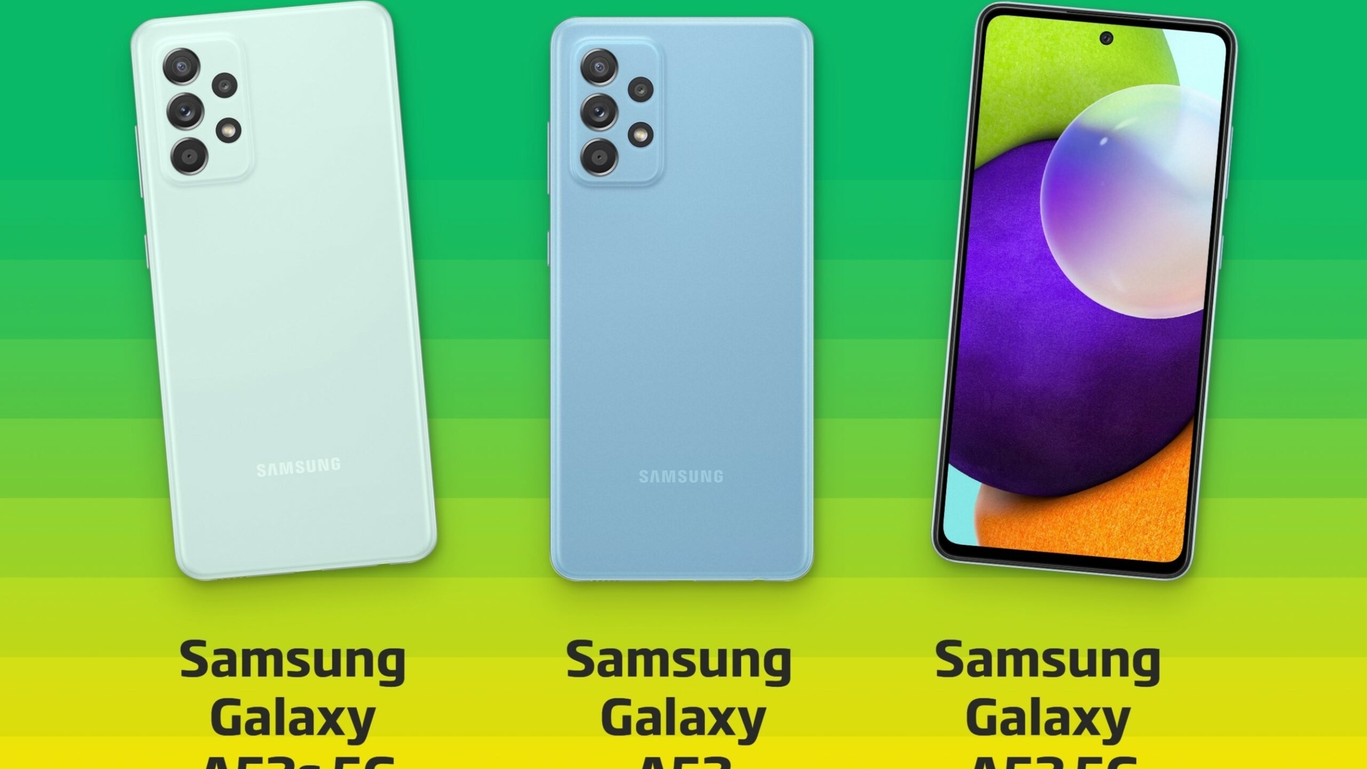 Galaxy A52s vs A52 (5G) Galaxy A52s vs A52 (5G)