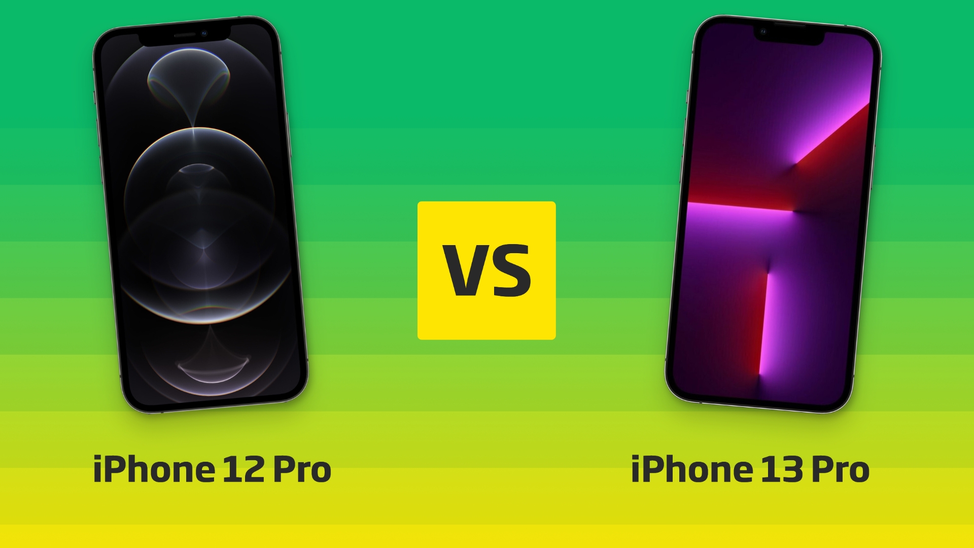 iPhone 12 Pro vs iPhone 13 Pro Vergleich