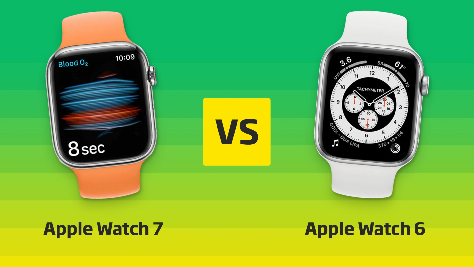 Apple Watch 7 vs Apple Watch 6