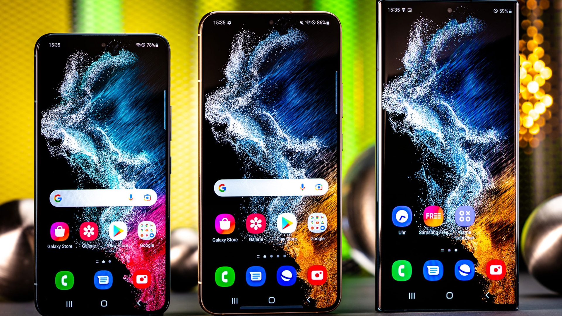 Galaxy S22, S22+ und S22 Ultra im Vergleich Galaxy S22, S22+ und S22 Ultra im Vergleich