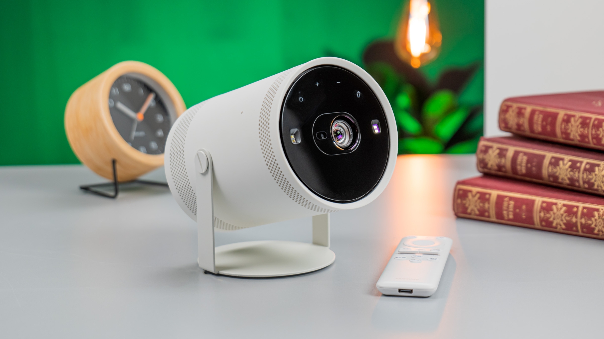 Der Samsung Freestyle LED-Projektor ist erstaunlich kompakt Samsung Freestyle Test Beitragsbild